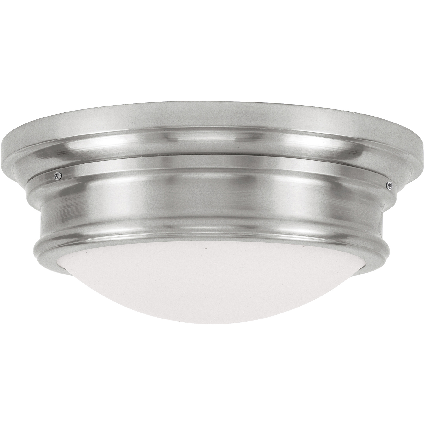 Astor 3 Light 15.5 inch Brushed Nickel Flush Mount Ceiling Light