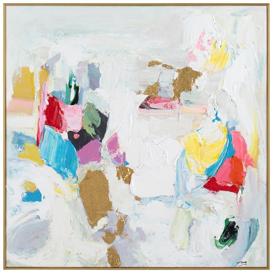 Happy Hours by Ping 35 X 35 inch Painting