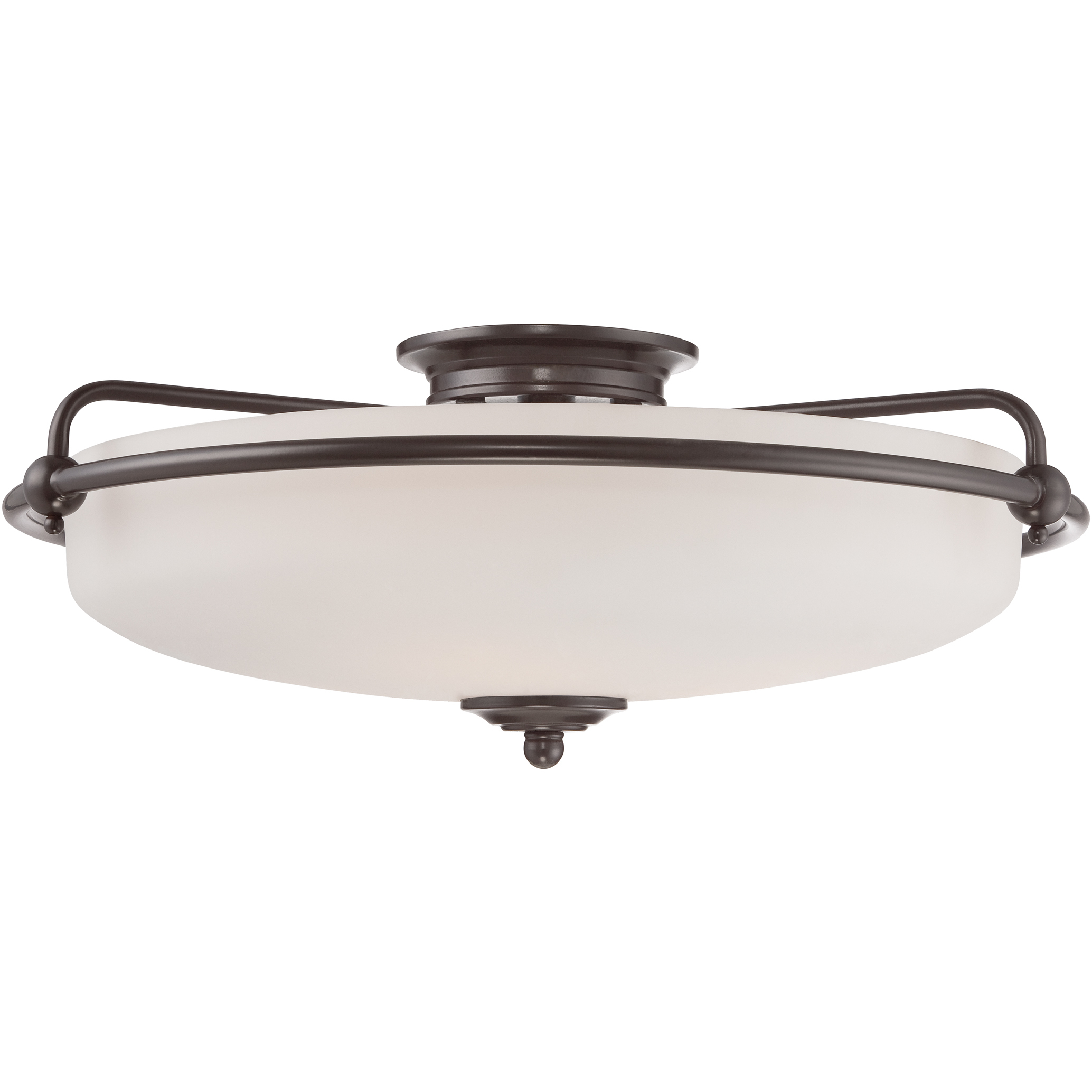 Quoizel GF1621PN Griffin 4 Light 21 inch Palladian Bronze Flush Mount Ceiling Light