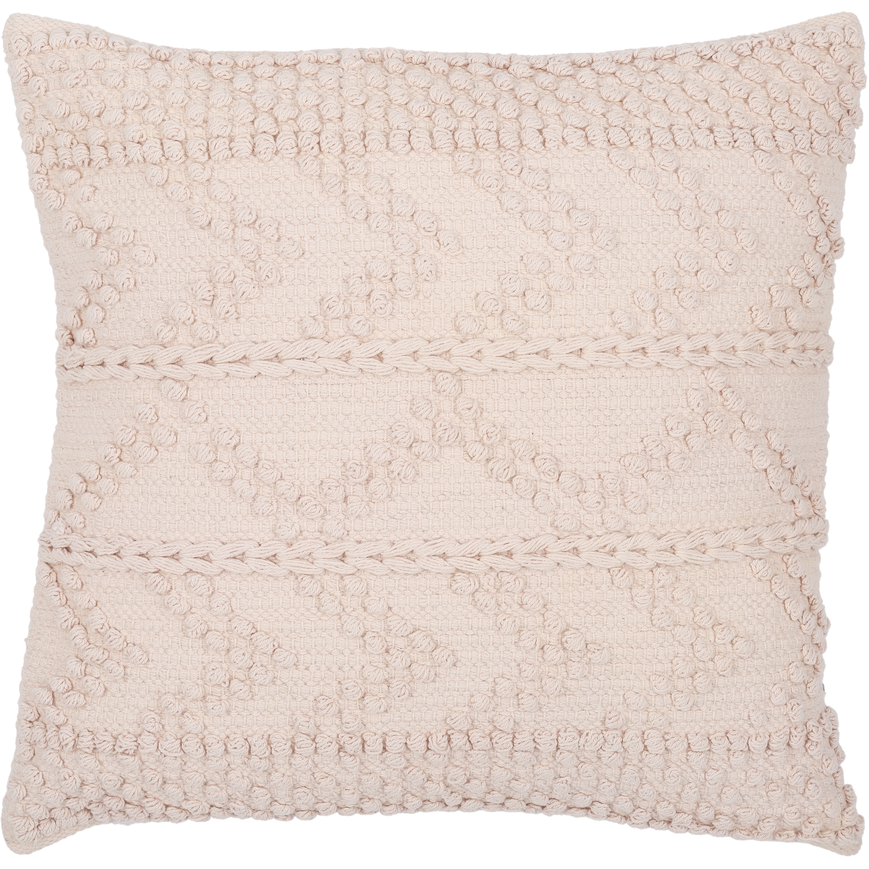 Merdo 20 inch Pale Pink Pillow Kit in 20 x 20, Square