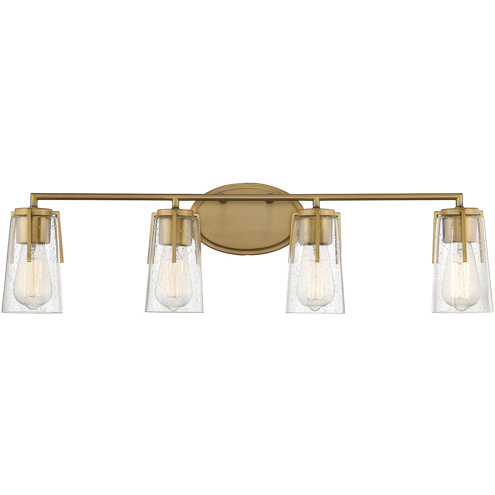Sacremento 4 Light 32 inch Warm Brass Vanity Light Wall Light, Essentials