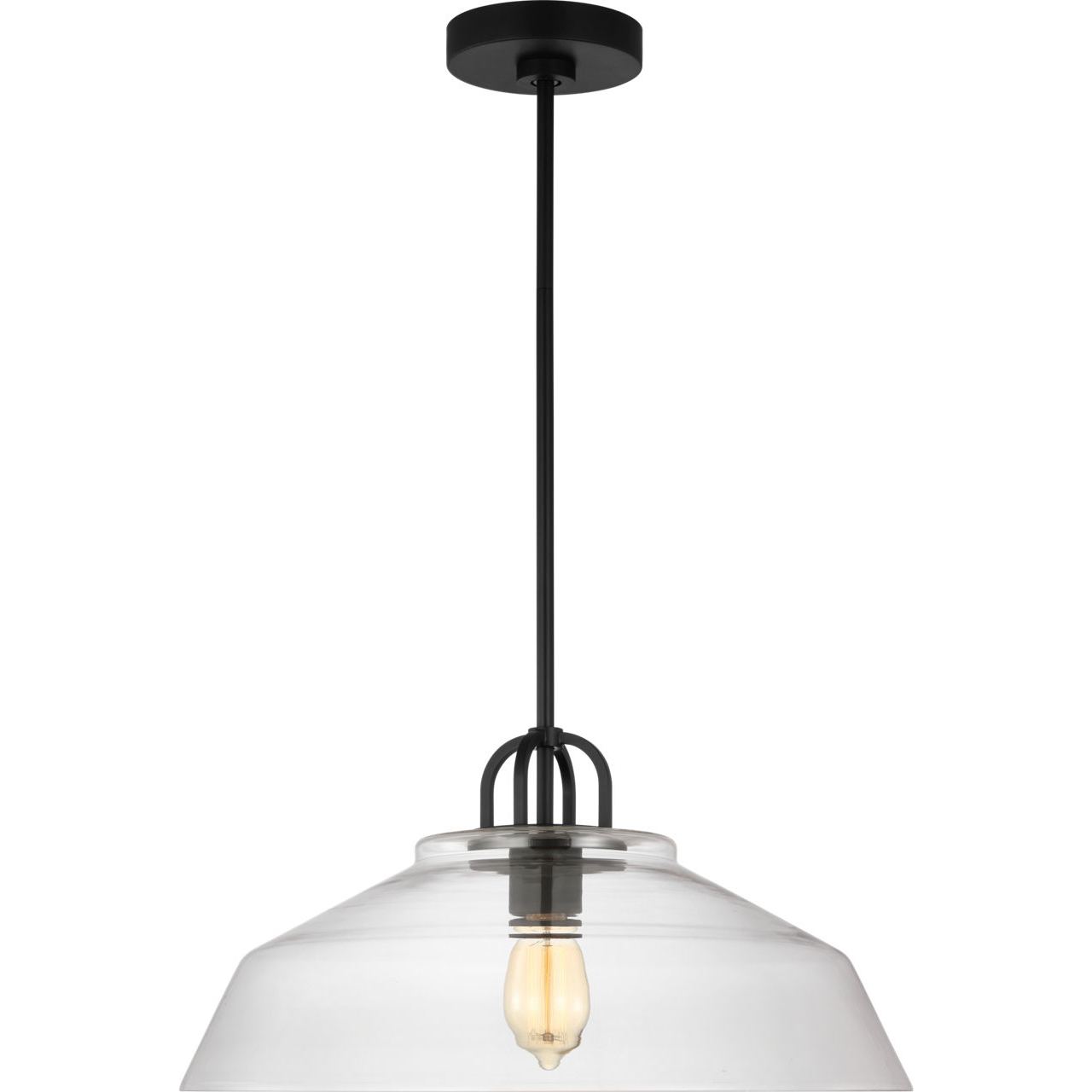 Drew & Jonathan Scott Payton 1 Light 20 inch Midnight Black Pendant Ceiling Light