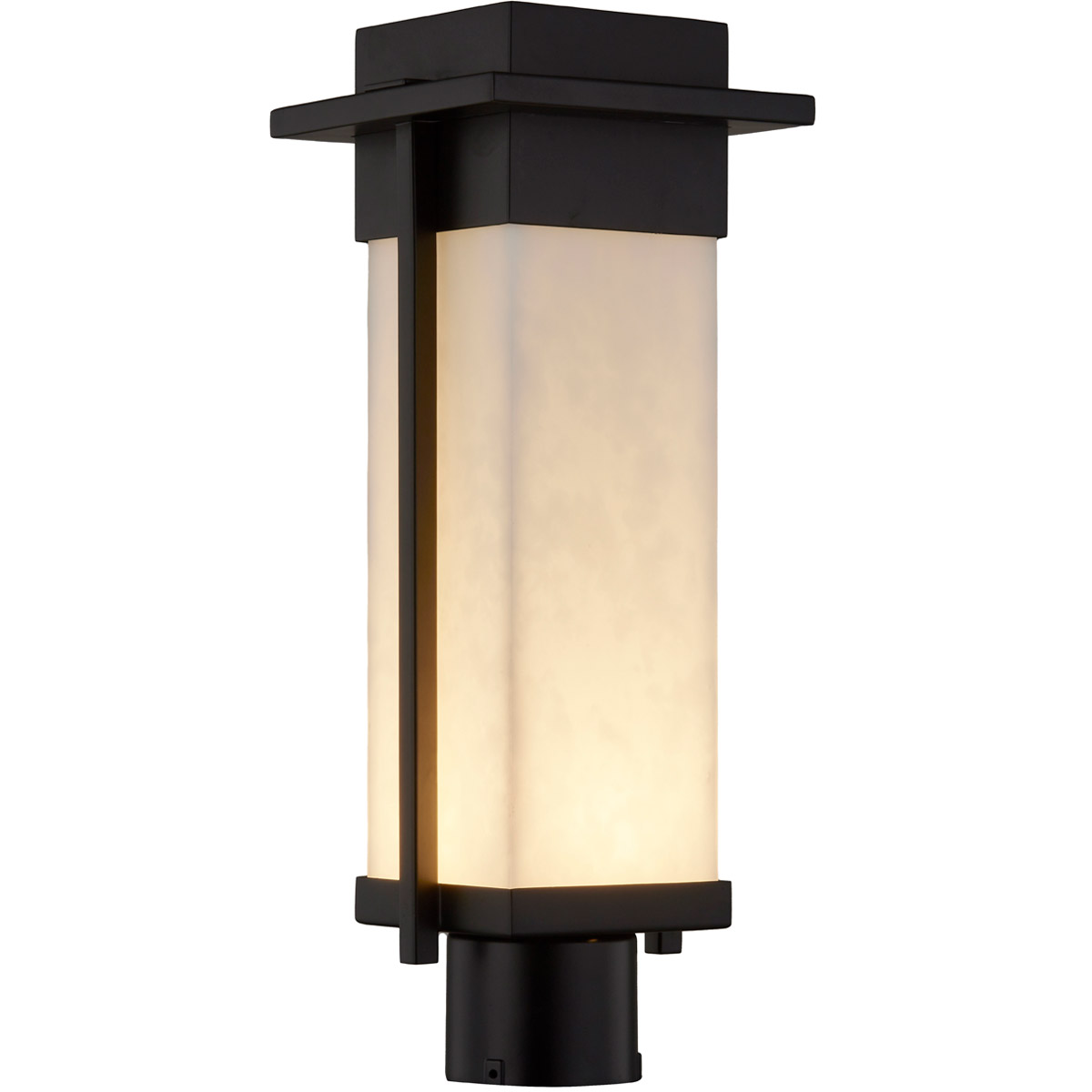 Clouds LED 18 inch Brushed Nickel Outdoor Post Light