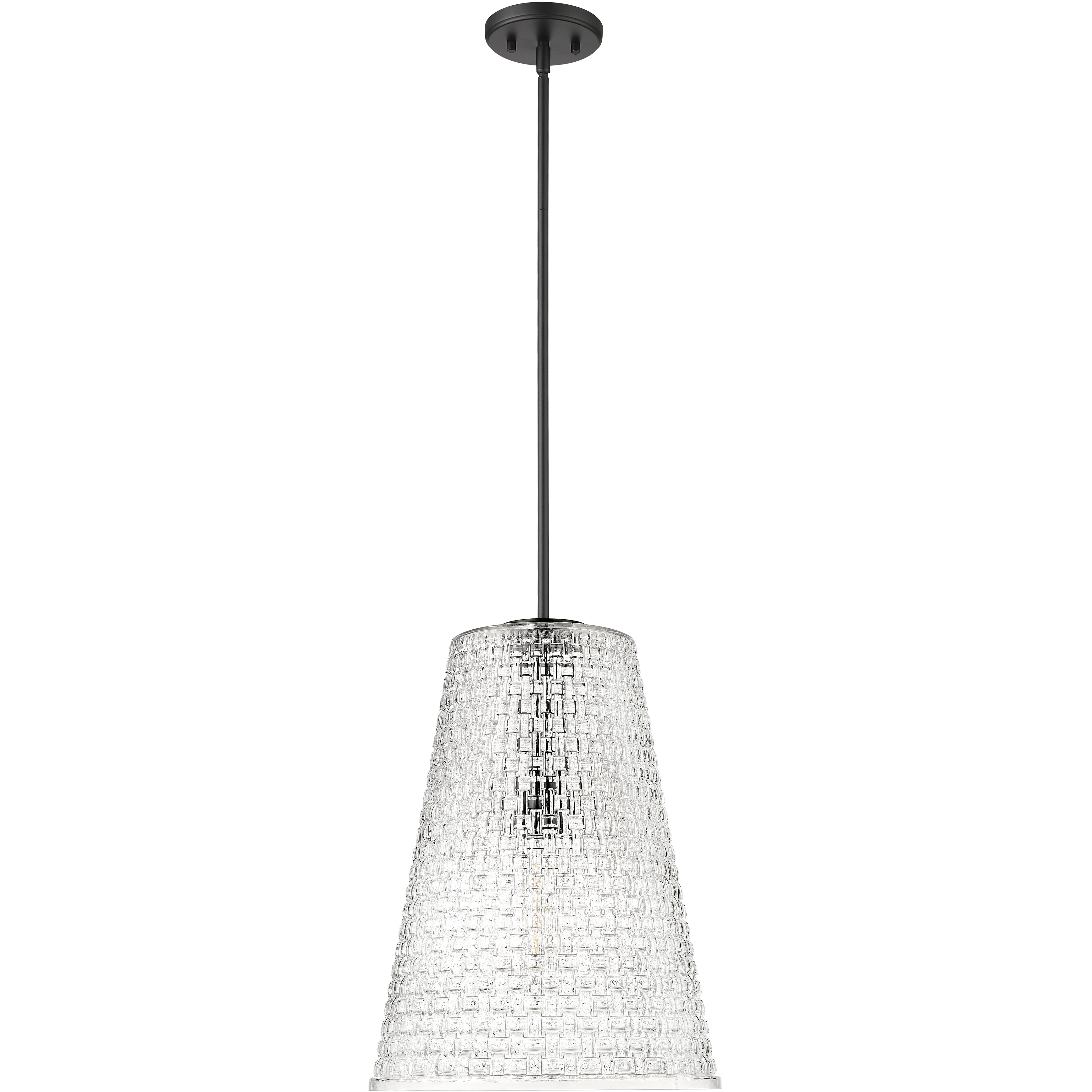 Saben 1 Light 14 inch Matte Black Pendant Ceiling Light