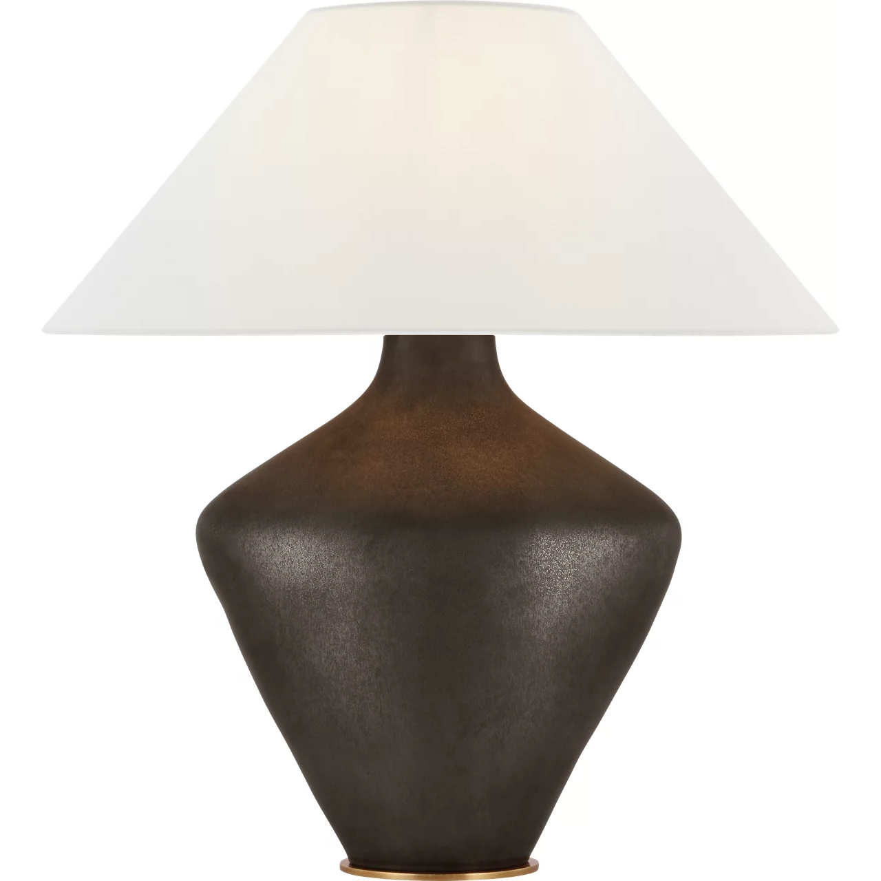 Kelly Wearstler Rohs 28.75 inch 15 watt Stained Black Metallic Table Lamp Portable Light, Extra Large