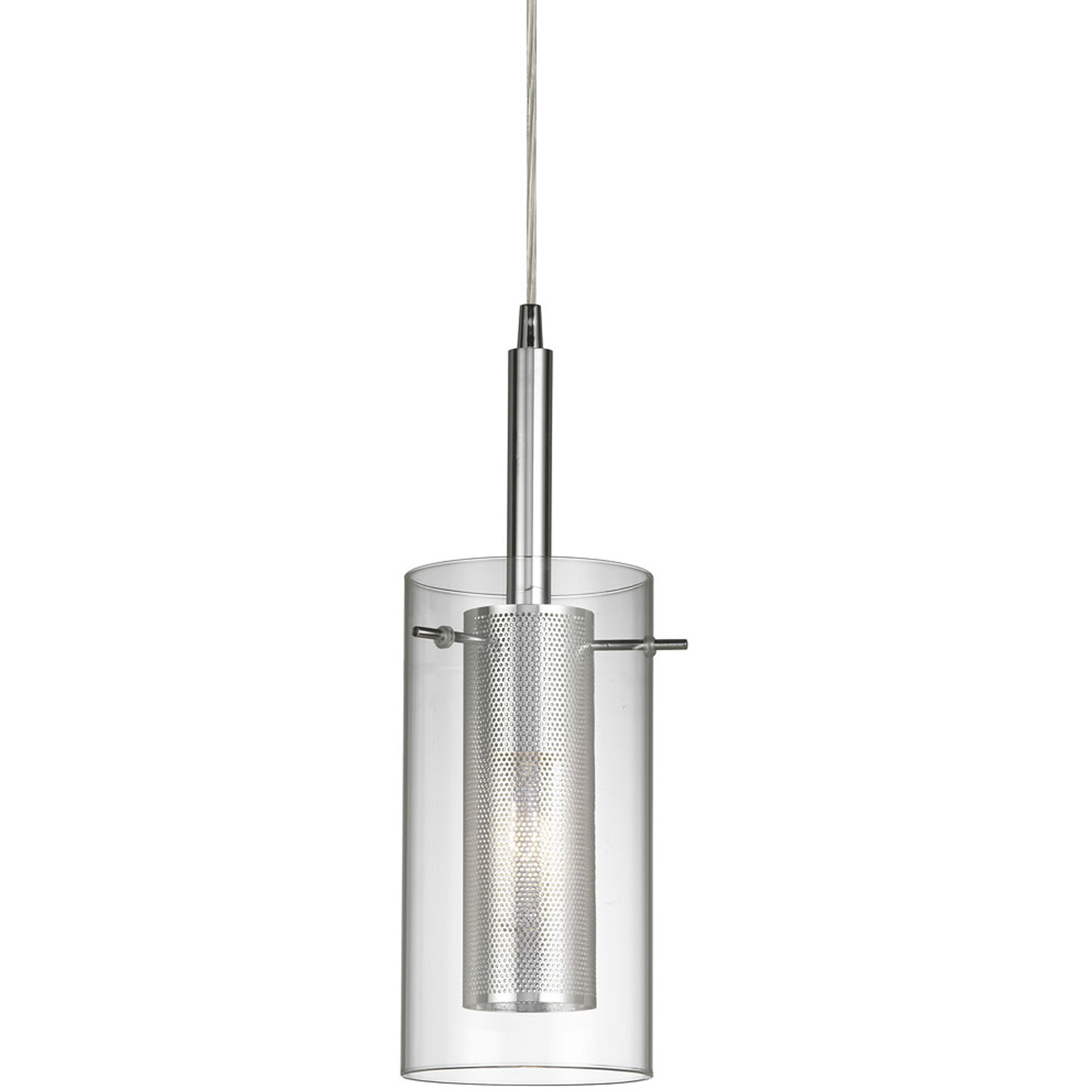 Percy LED 5.5 inch Polished Chrome Pendant Ceiling Light