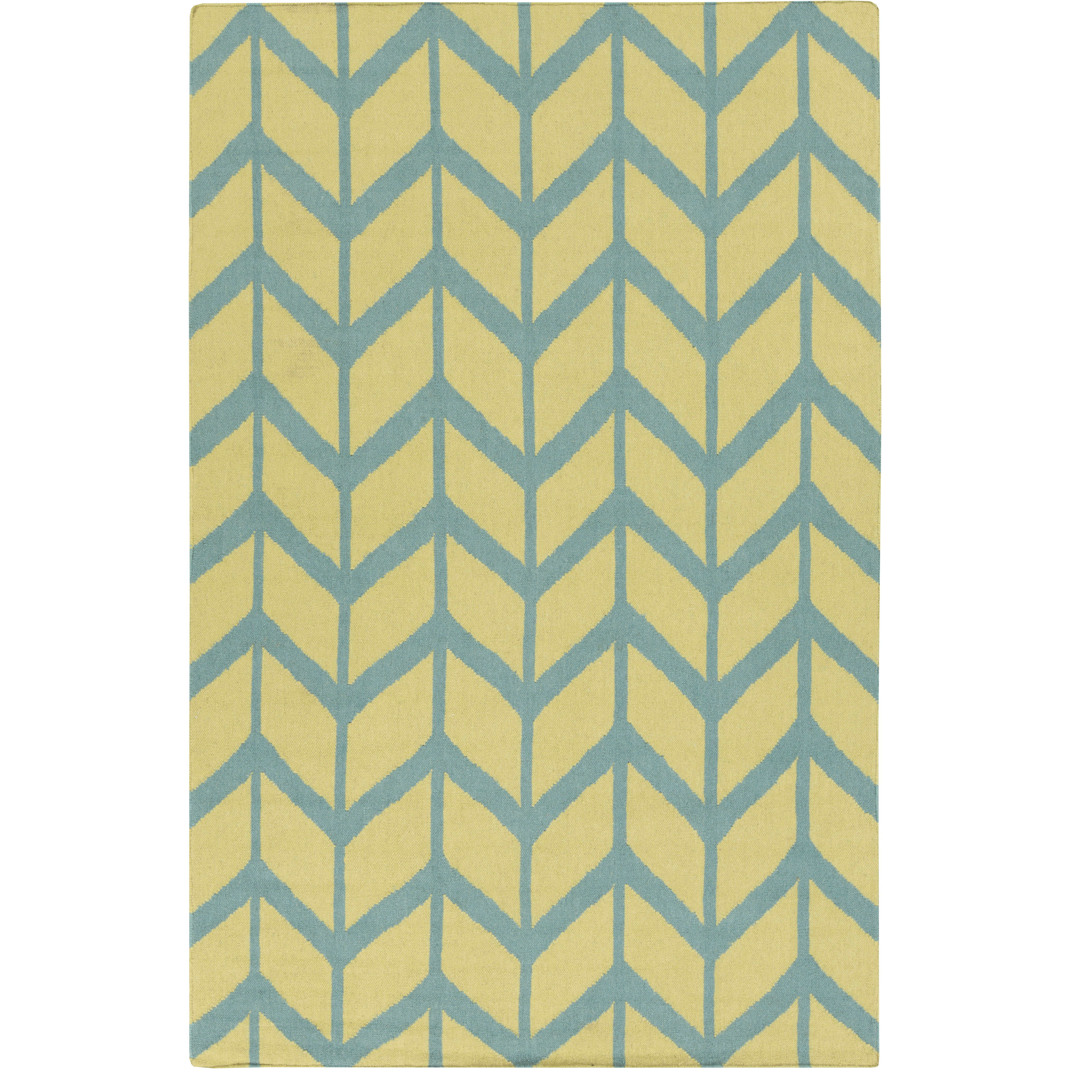 Fallon 36 X 24 inch Lime, Teal, Camel Rug