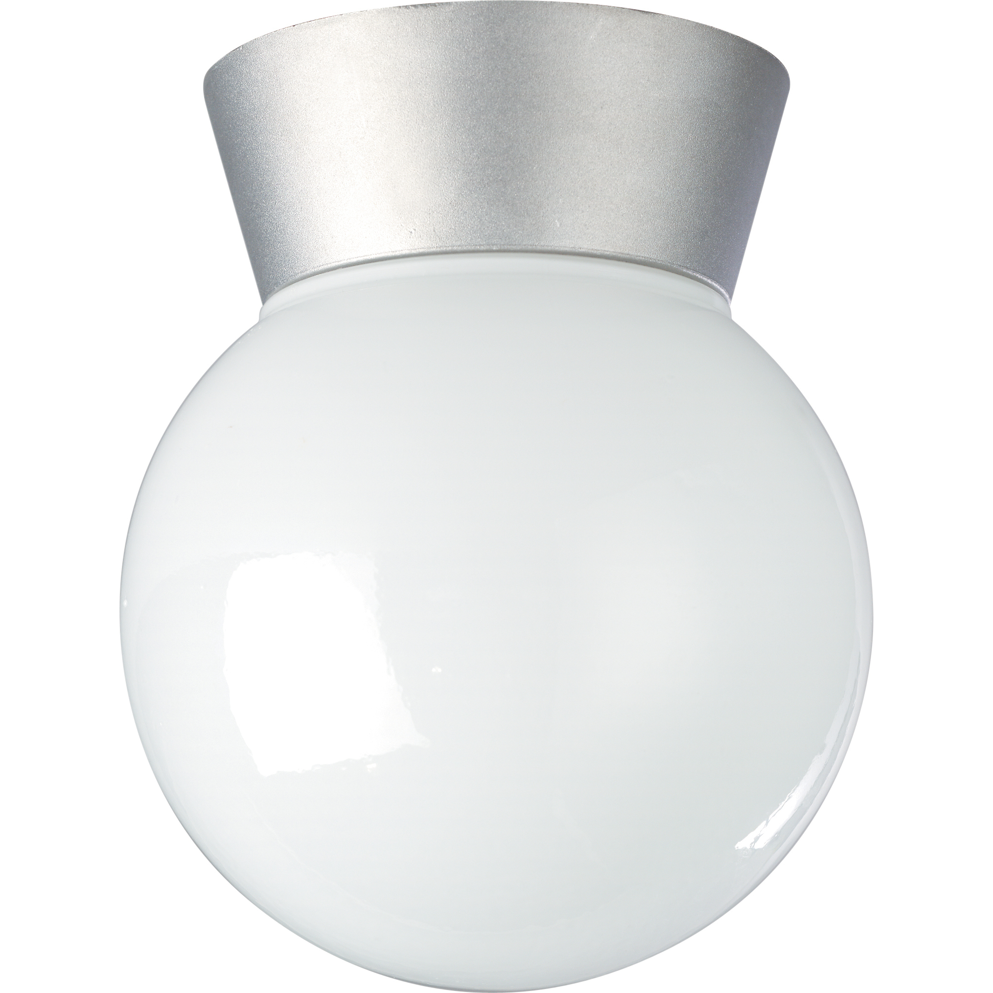 Brentwood 1 Light 6 inch Satin Aluminum Outdoor Ceiling Mount
