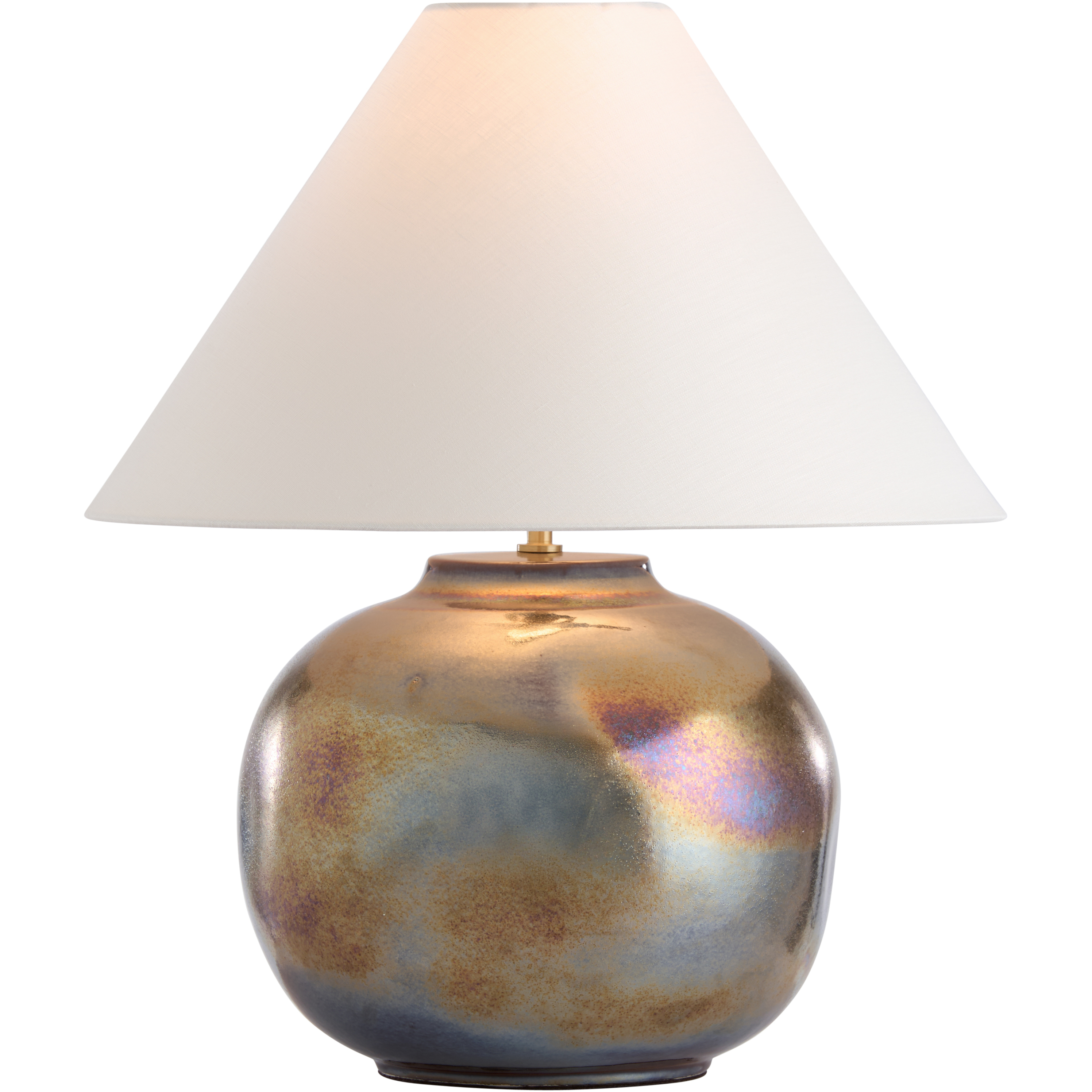 Borgia 17 inch 100.00 watt Gold Table Lamp Portable Light