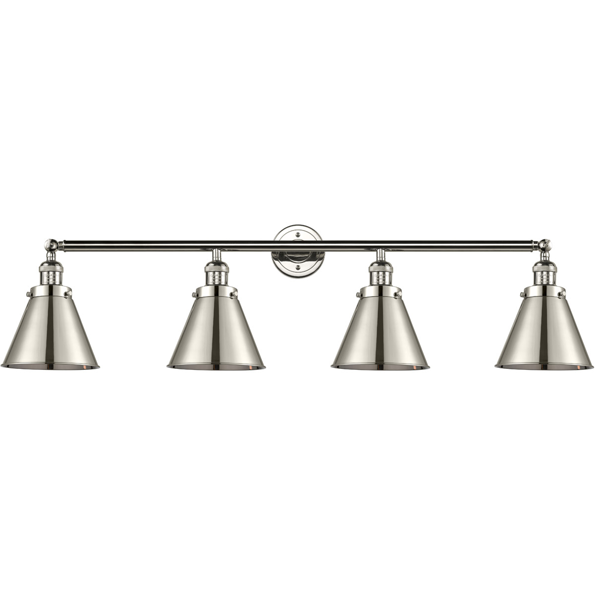 Franklin Restoration Appalachian LED 43.75 inch Satin Gold Bath Vanity Light Wall Light, Franklin Restoration