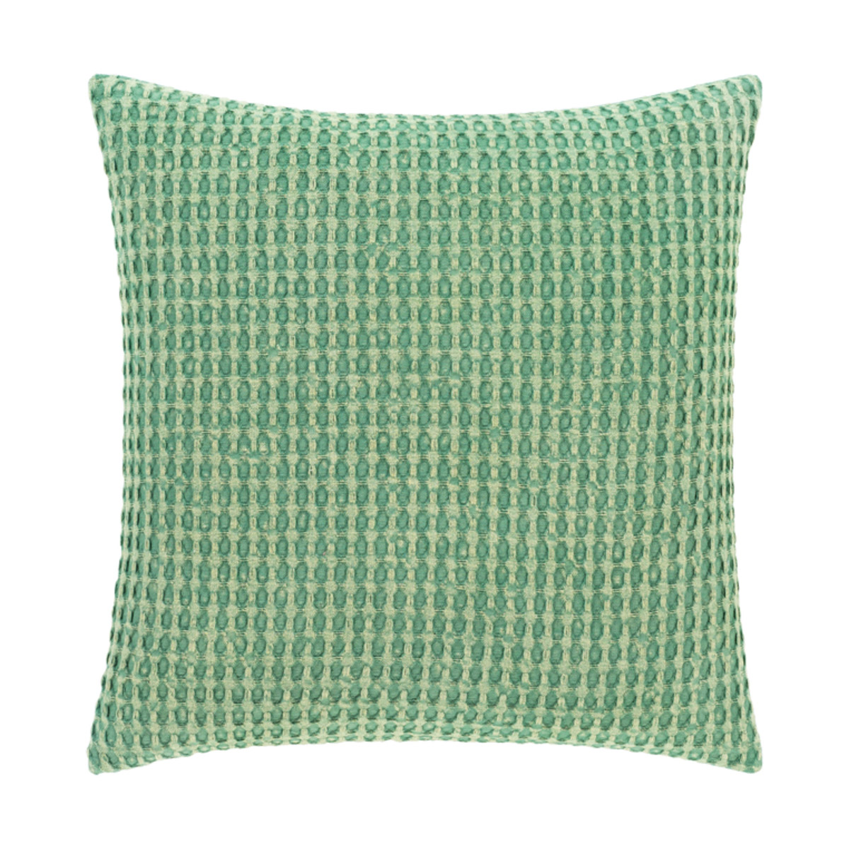 Waffle 18 X 18 inch Dark Green/Emerald Pillow Kit, Square