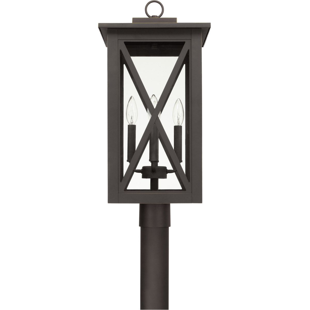 Avondale 4 Light 24 inch Oiled Bronze Outdoor Post Lantern