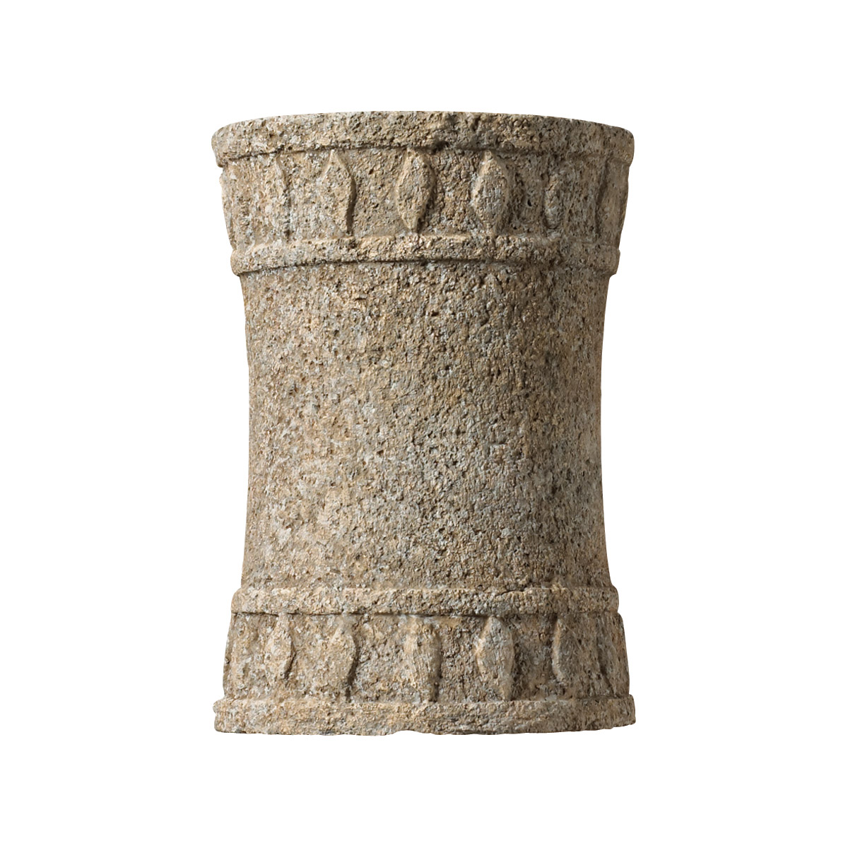 Tuscan Garden Hourglass Cylinder 1 Light 10 inch Bisque Outdoor Wall Sconce