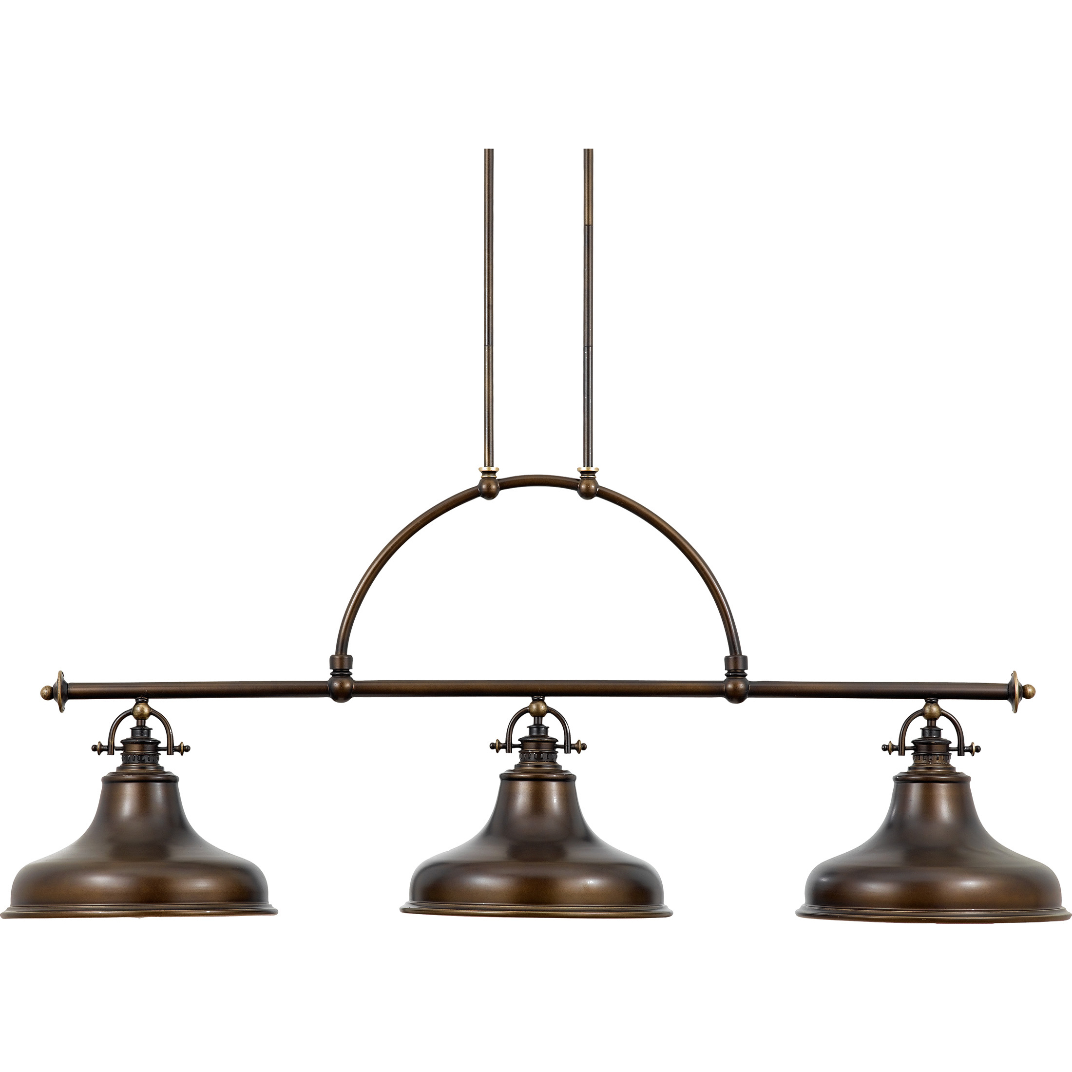Quoizel Lighting Emery 3 Light Island Light in Palladian