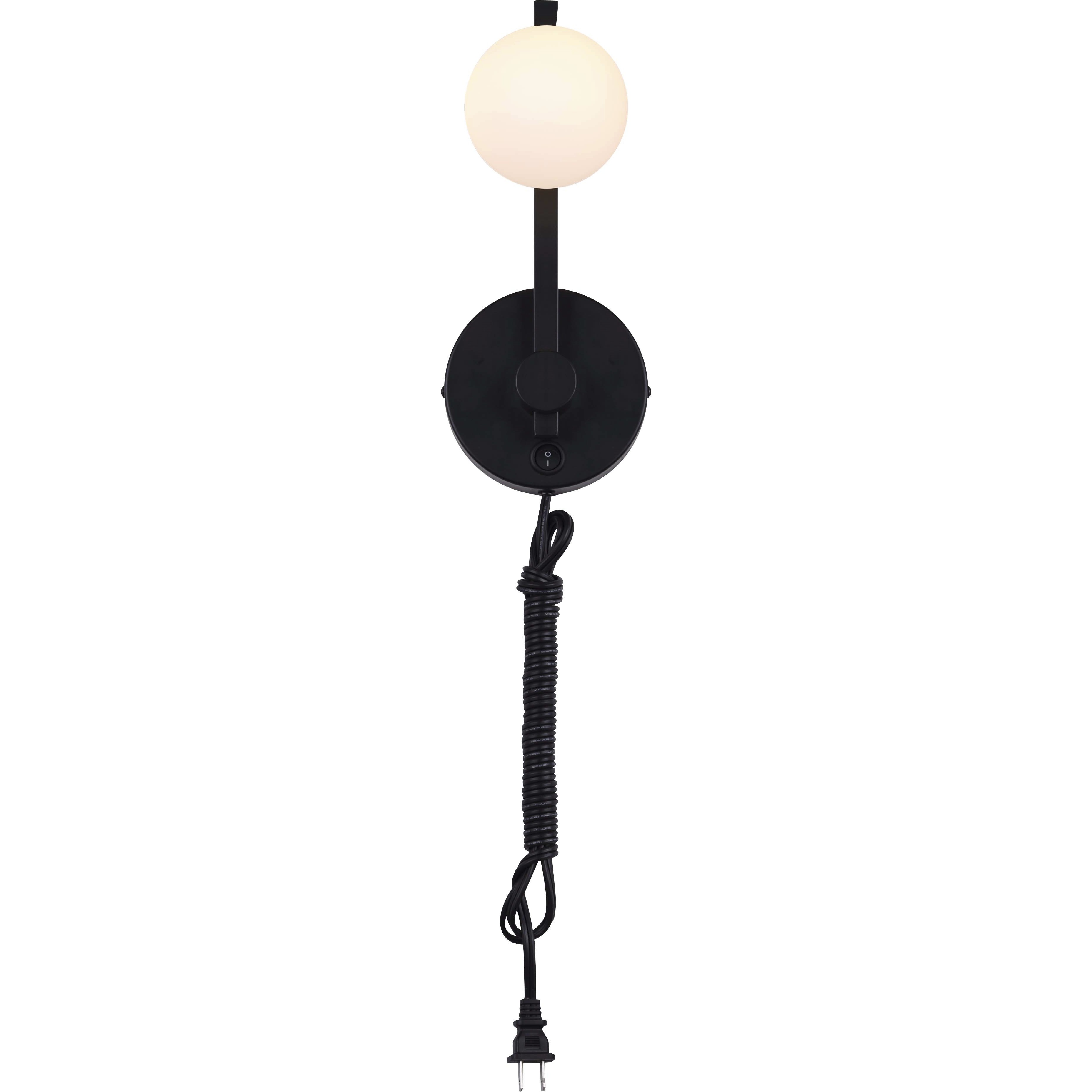 Nylah LED 5 inch Matte Black Wall Fixture Wall Light