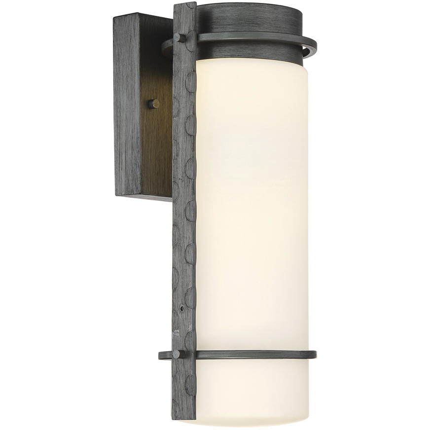 Aldridge LED 14 inch Weathered Iron Outdoor Wall Lantern