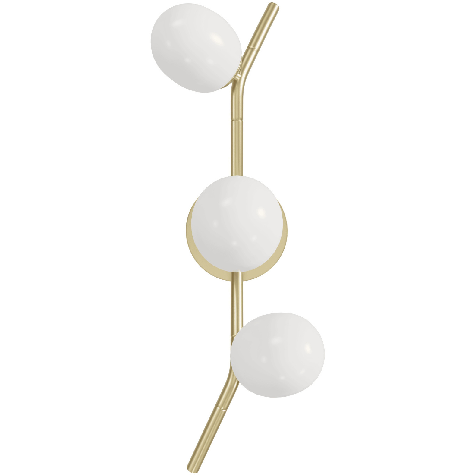 Hampton Wall Sconce Wall Light in White Glass