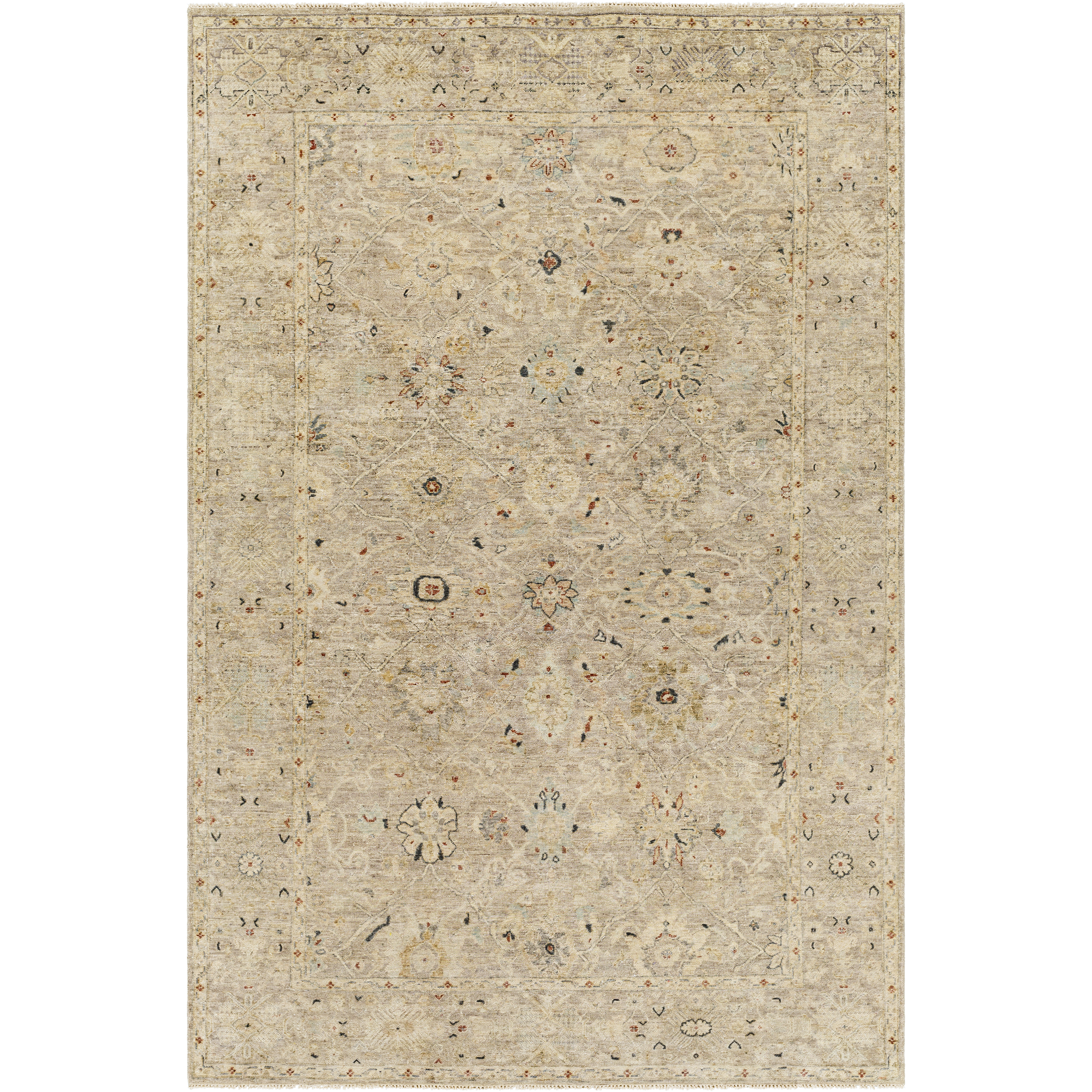 Anatolia 108 X 72 inch Dark Blue Rug in 6 X 9, Rectangle
