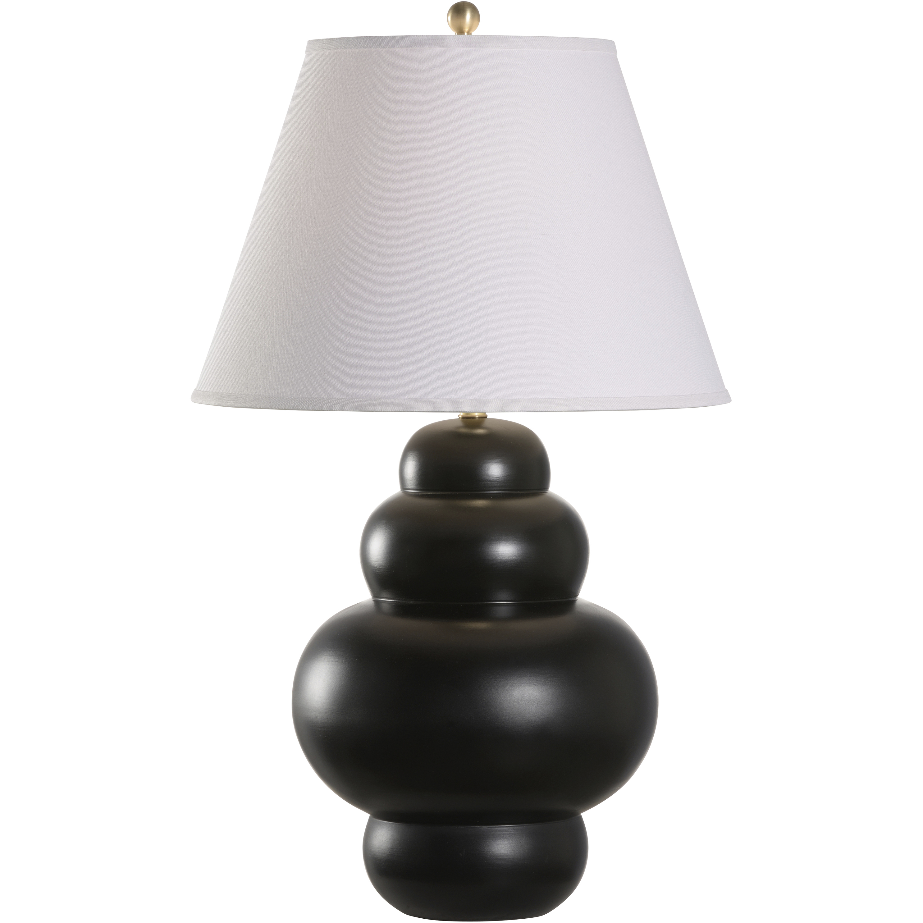Rotunda 34.5 inch 100.00 watt Black Table Lamp Portable Light