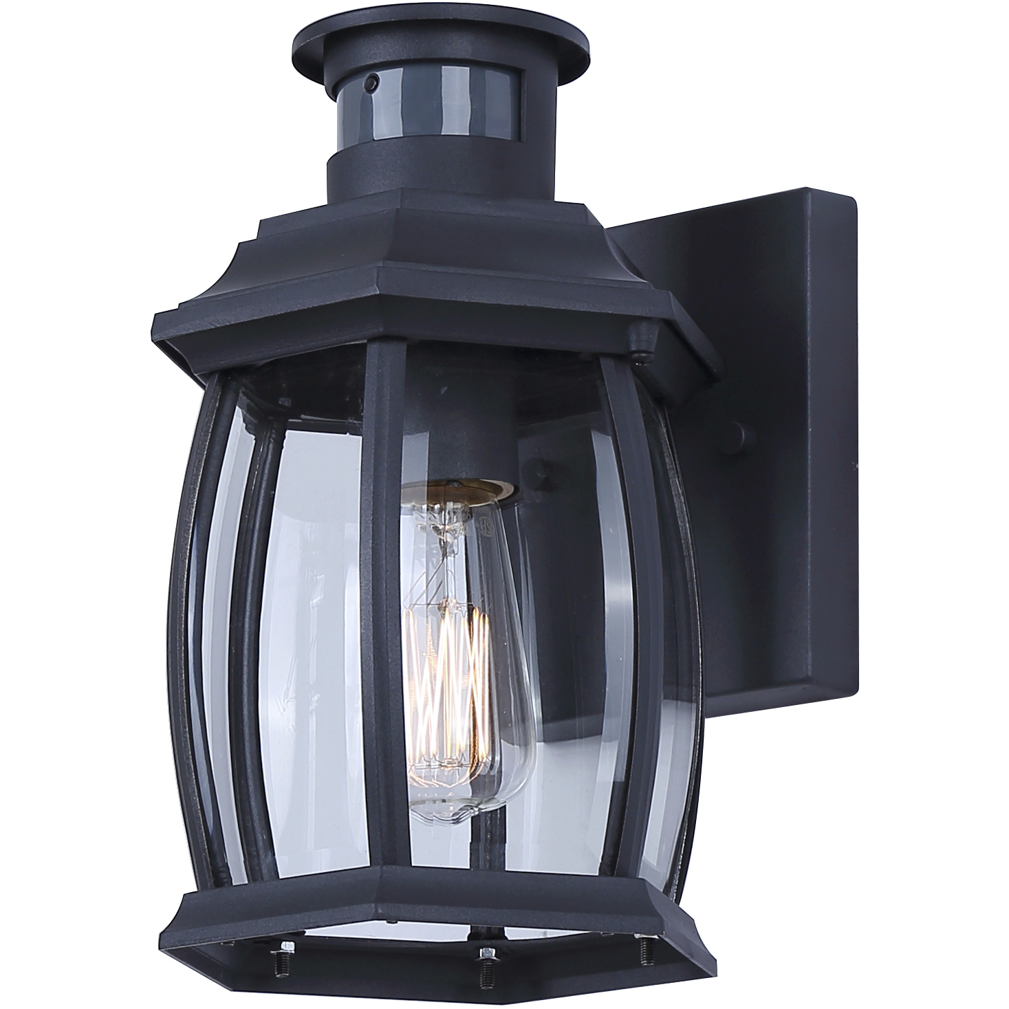 Buckly 1 Light 10.25 inch Black Outdoor Wall Lantern