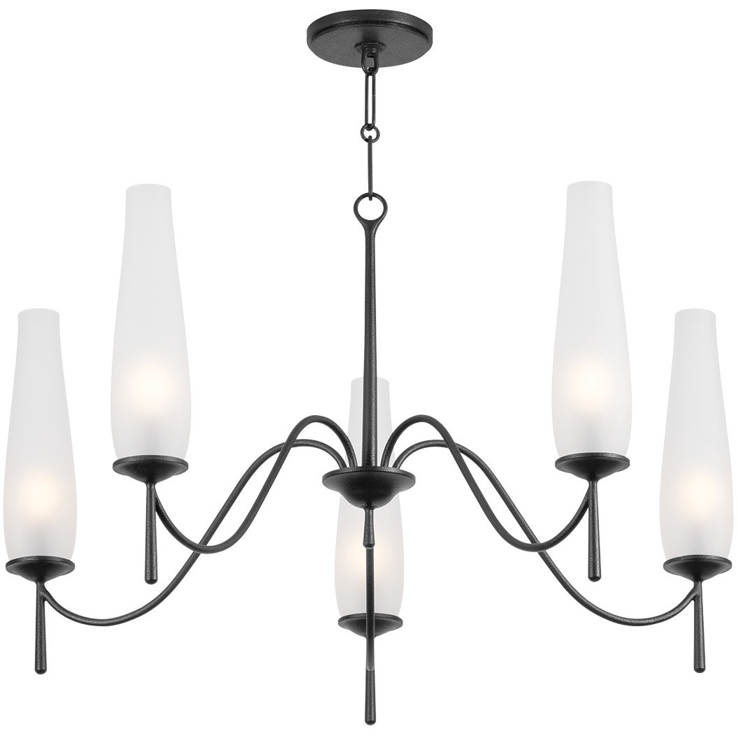 Legacy 5 Light 36 inch Forged Iron Chandelier Ceiling Light