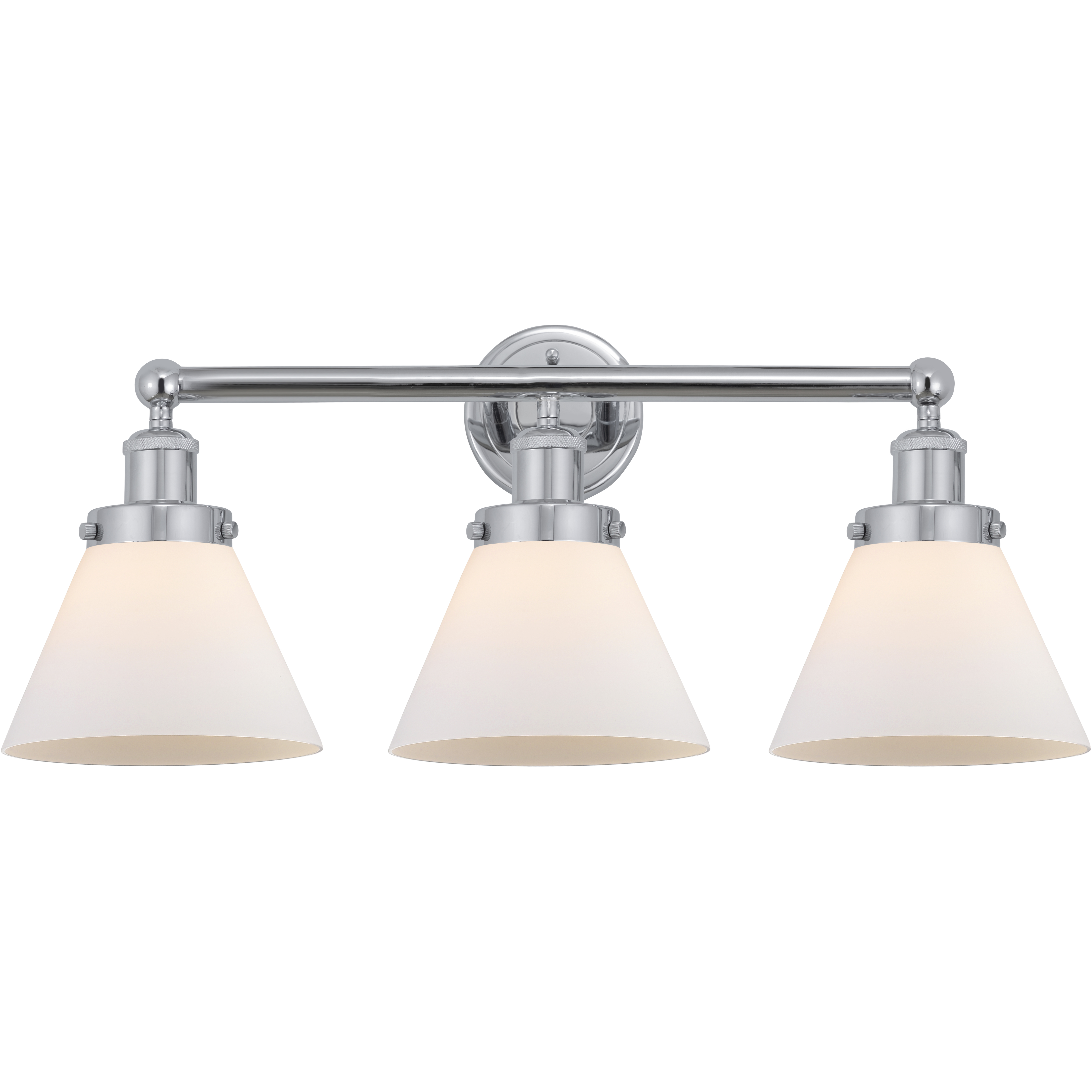 Cone 3 Light 25.75 inch Polished Chrome Bath Vanity Light Wall Light
