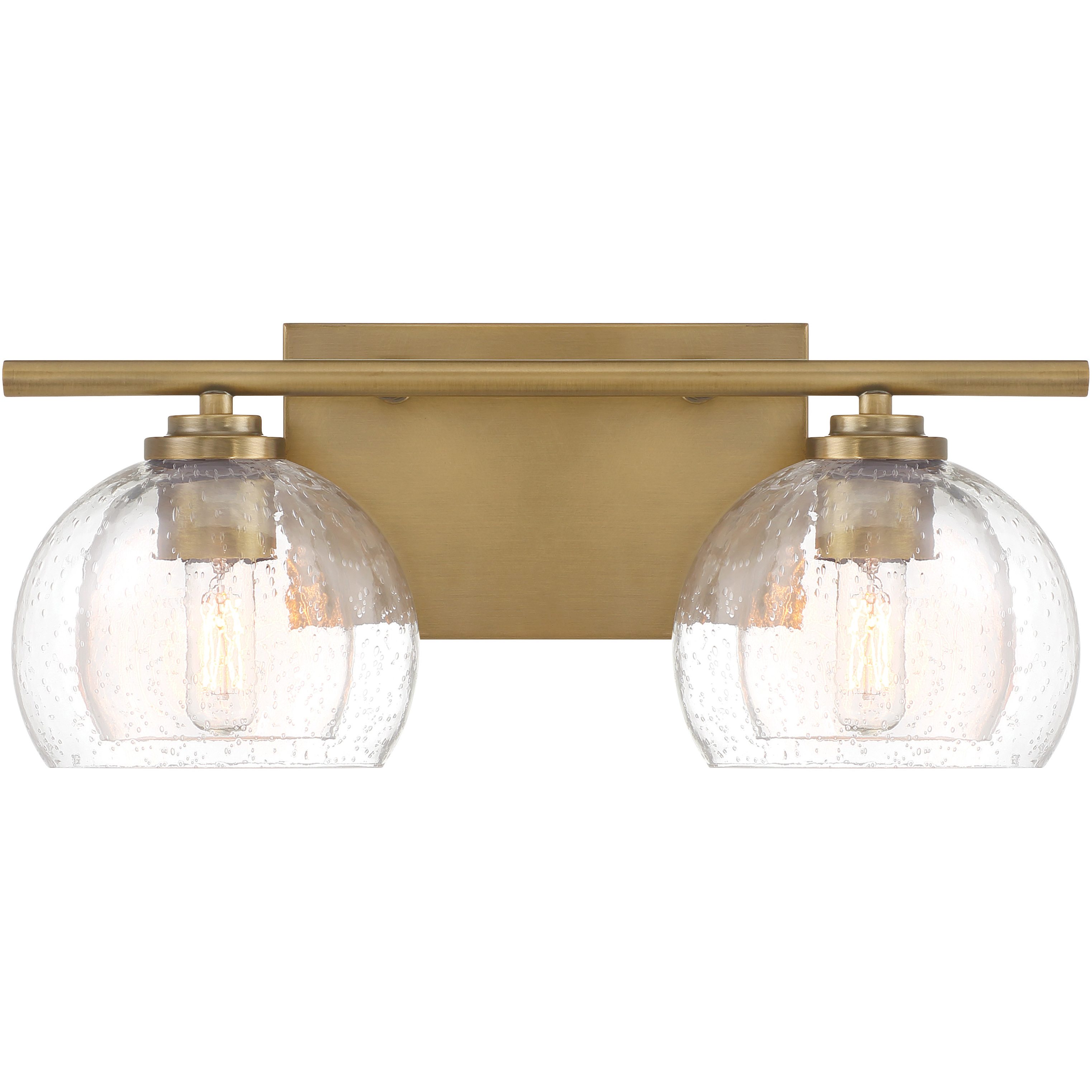 Glint 2 Light 15.5 inch Legacy Brass Vanity Light Wall Light