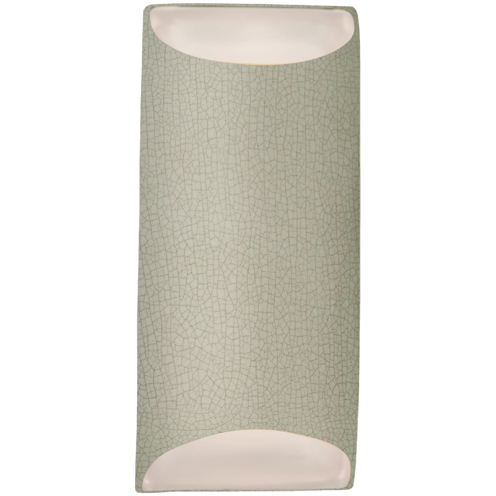 Ambiance 2 Light 7 inch Celadon Green Crackle Wall Sconce Wall Light