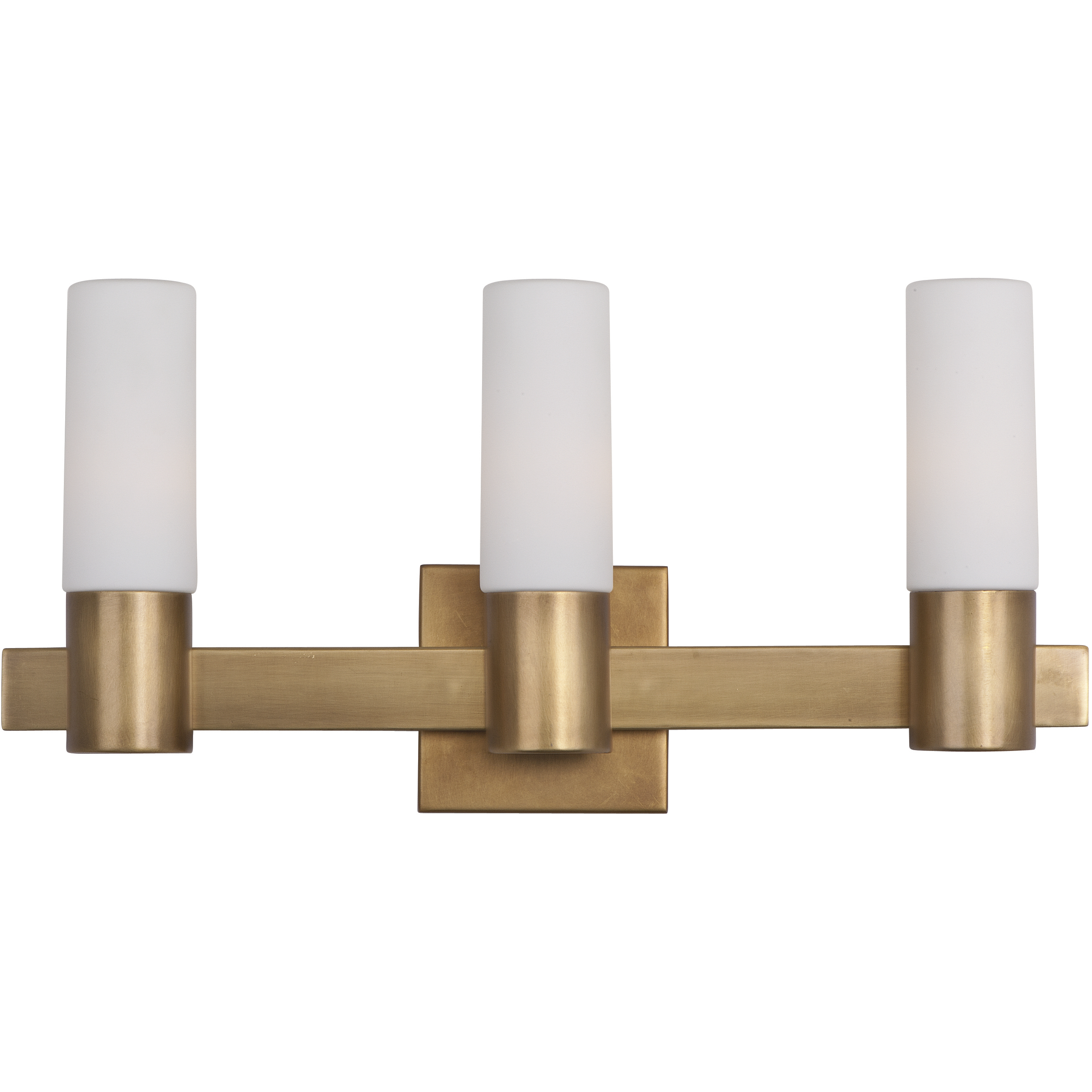 Contessa 3 Light 20.75 inch Natural Aged Brass Bath Vanity Wall Light