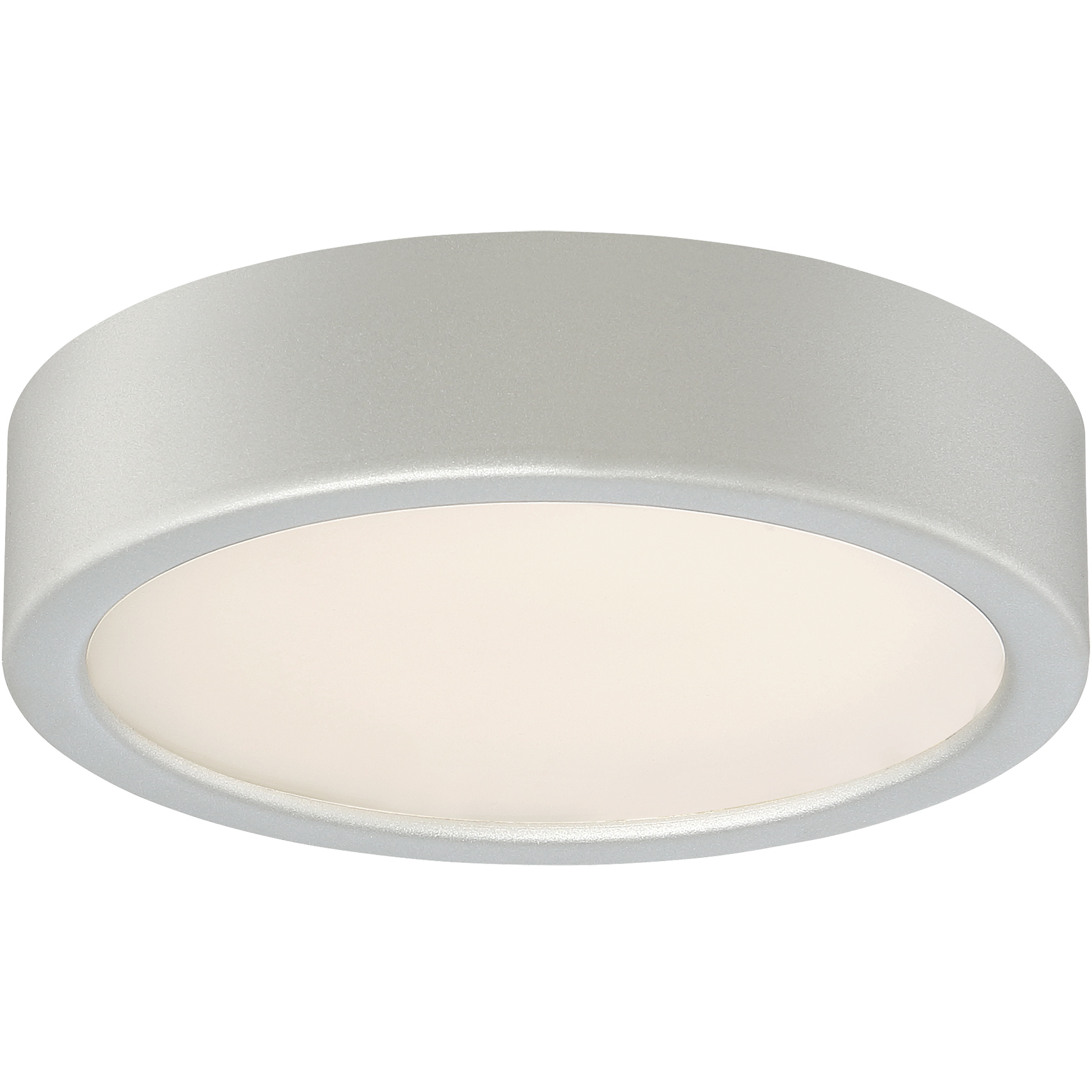 John LED 6 inch Silver Flush Mount Ceiling Light, Outdoor