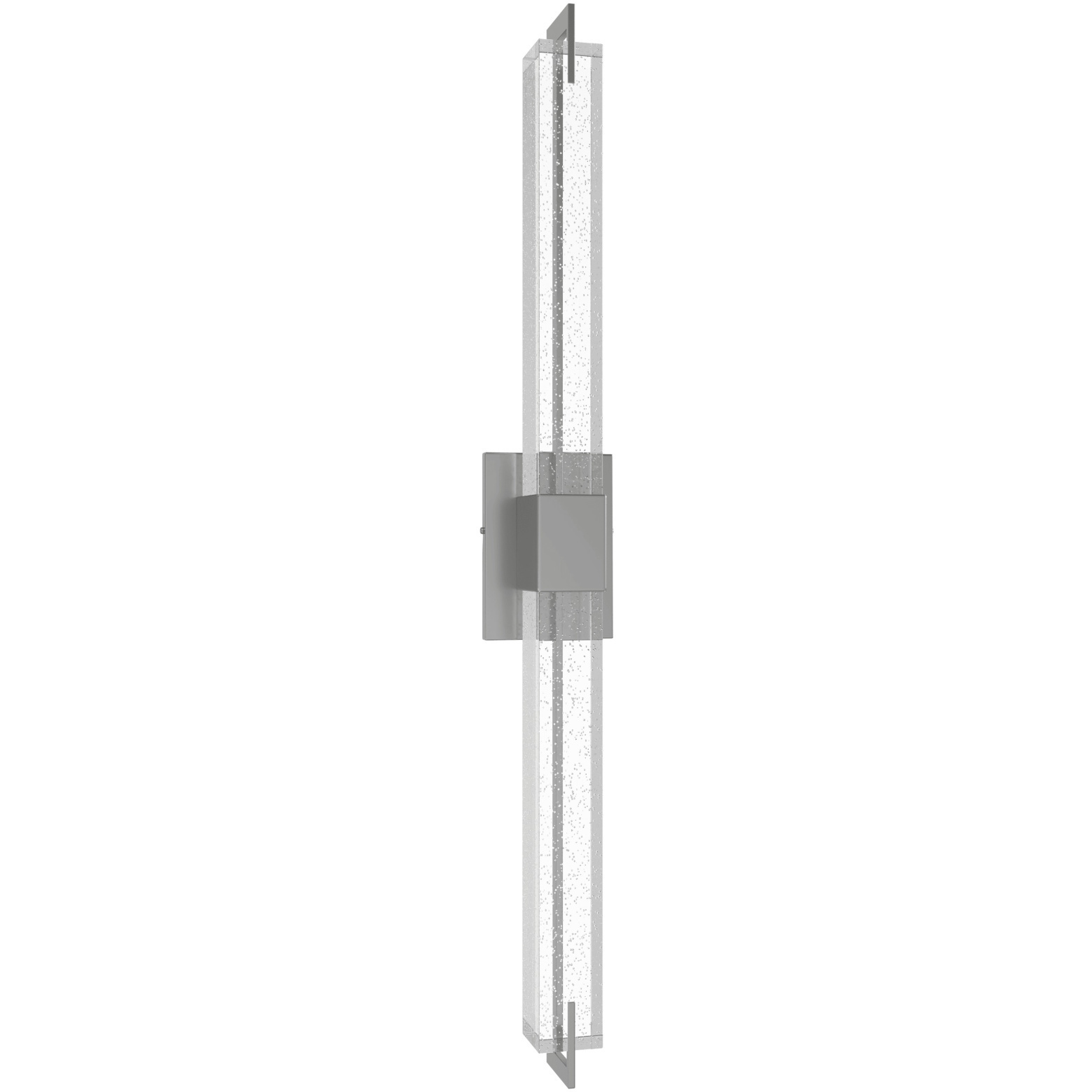 Original Glacier Avenue Wall Sconce Wall Light in Polished Nickel, Bubbled