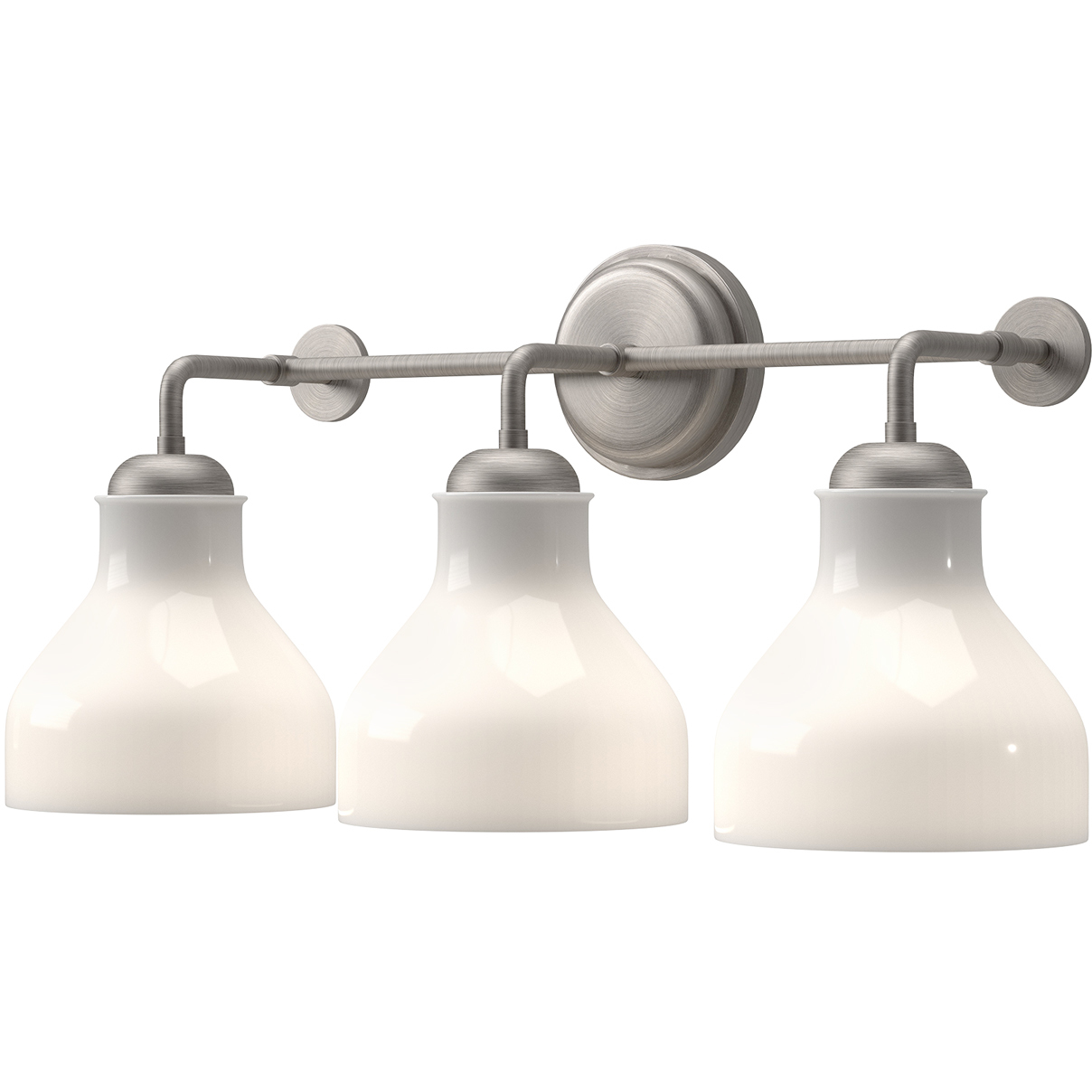 Alora Mood Westlake 3 Light 22.5 inch Brushed Nickel Vanity Light Wall Light