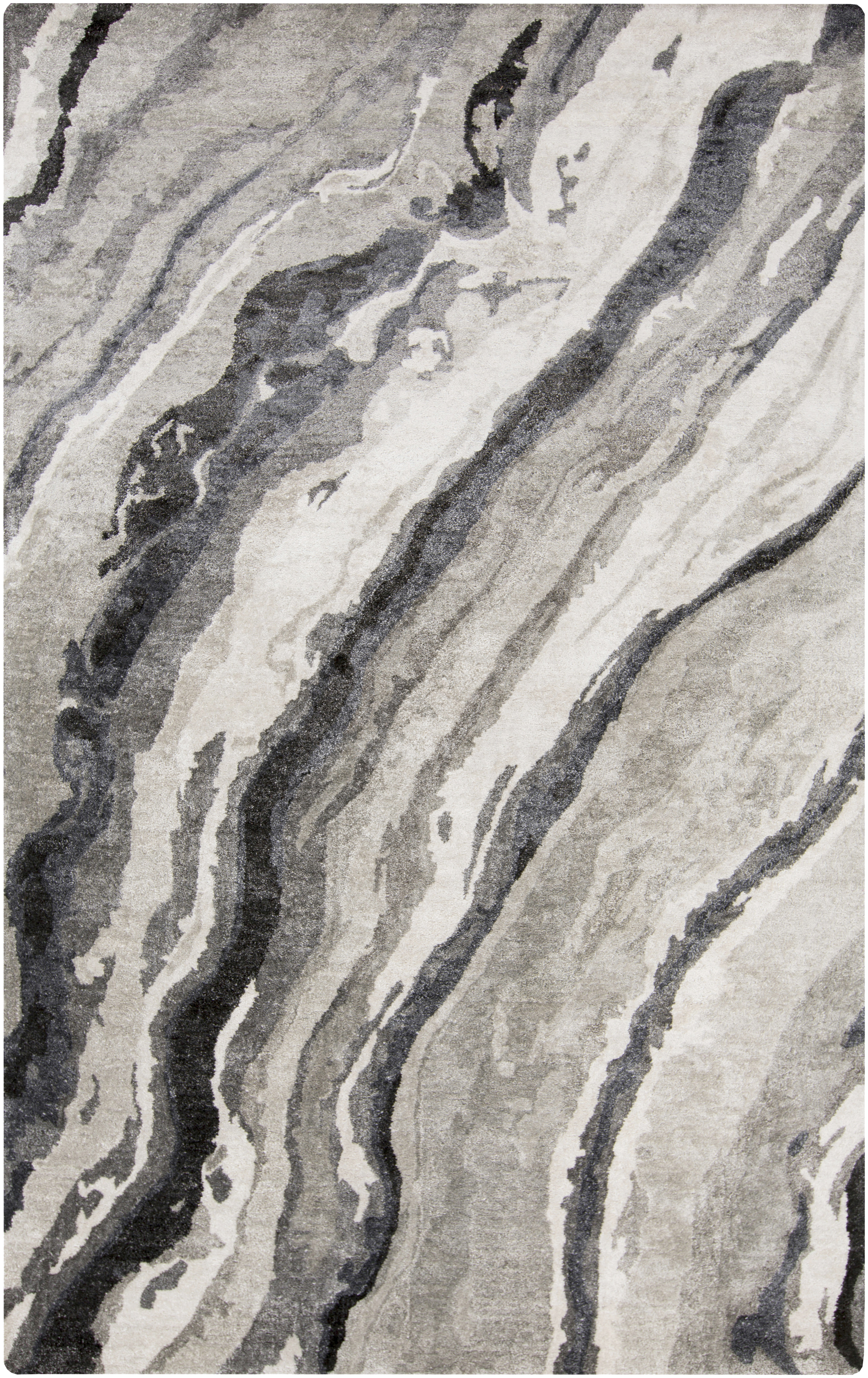 Albany 108 X 72 inch Charcoal Rug, Rectangle