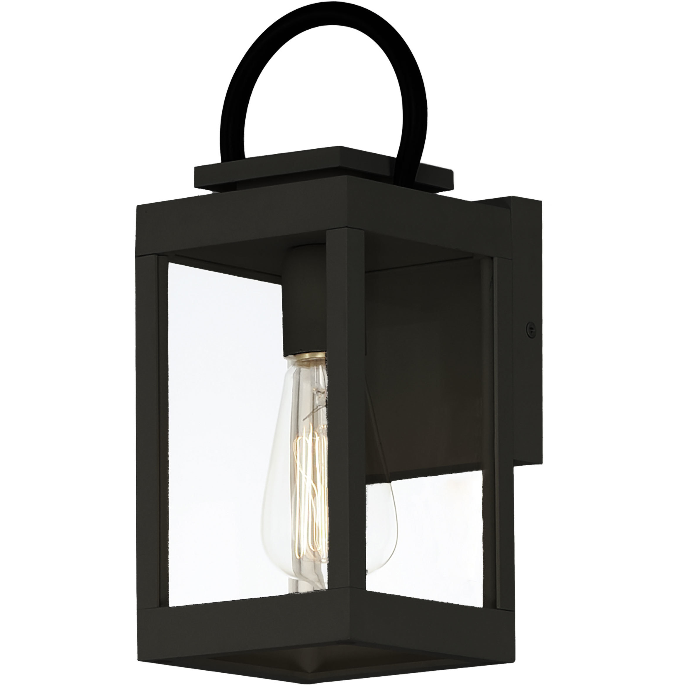 Nassau Vivex 1 Light 12.75 inch Black Outdoor Wall Mount