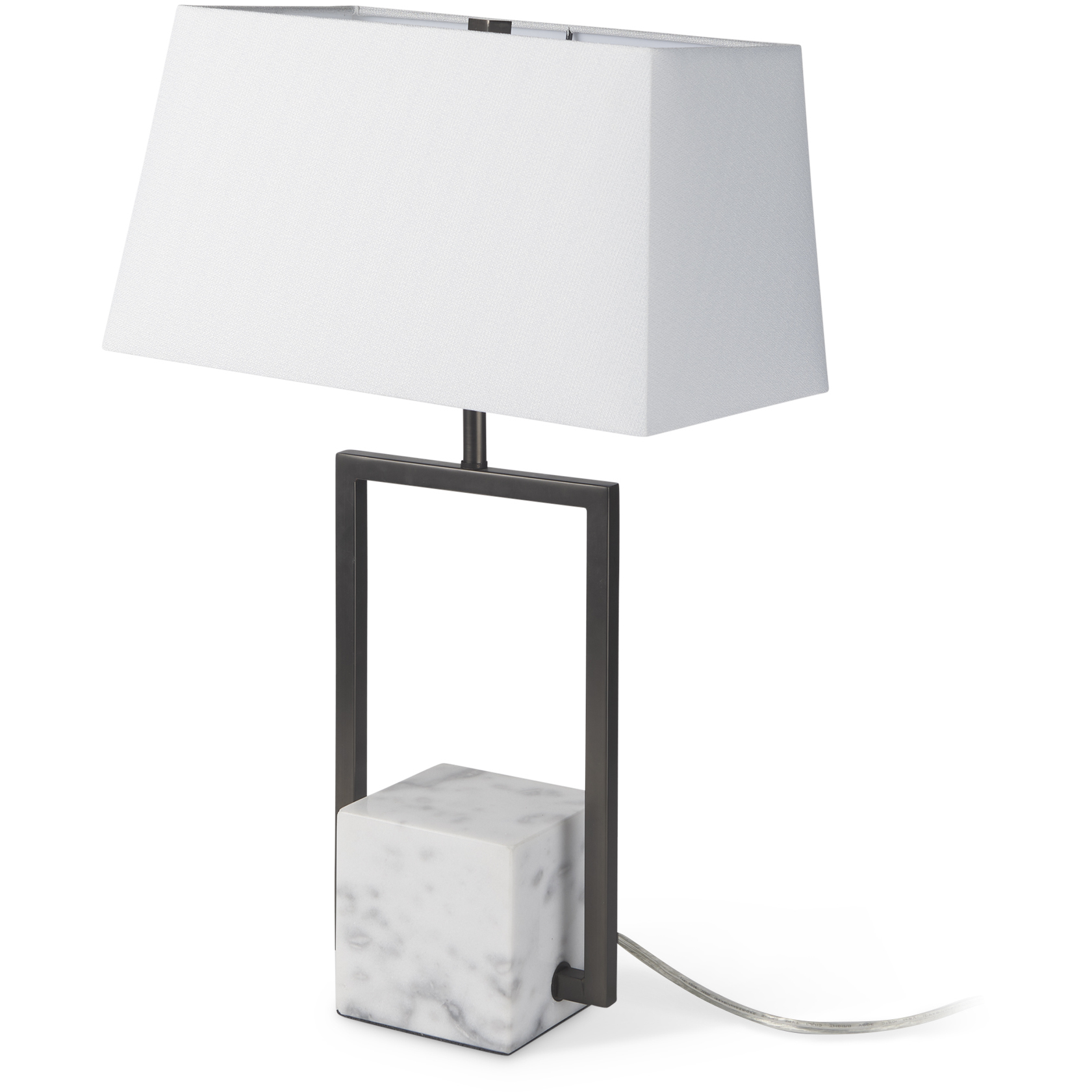 Peyton 26.2 inch Black and White Table Lamp Portable Light