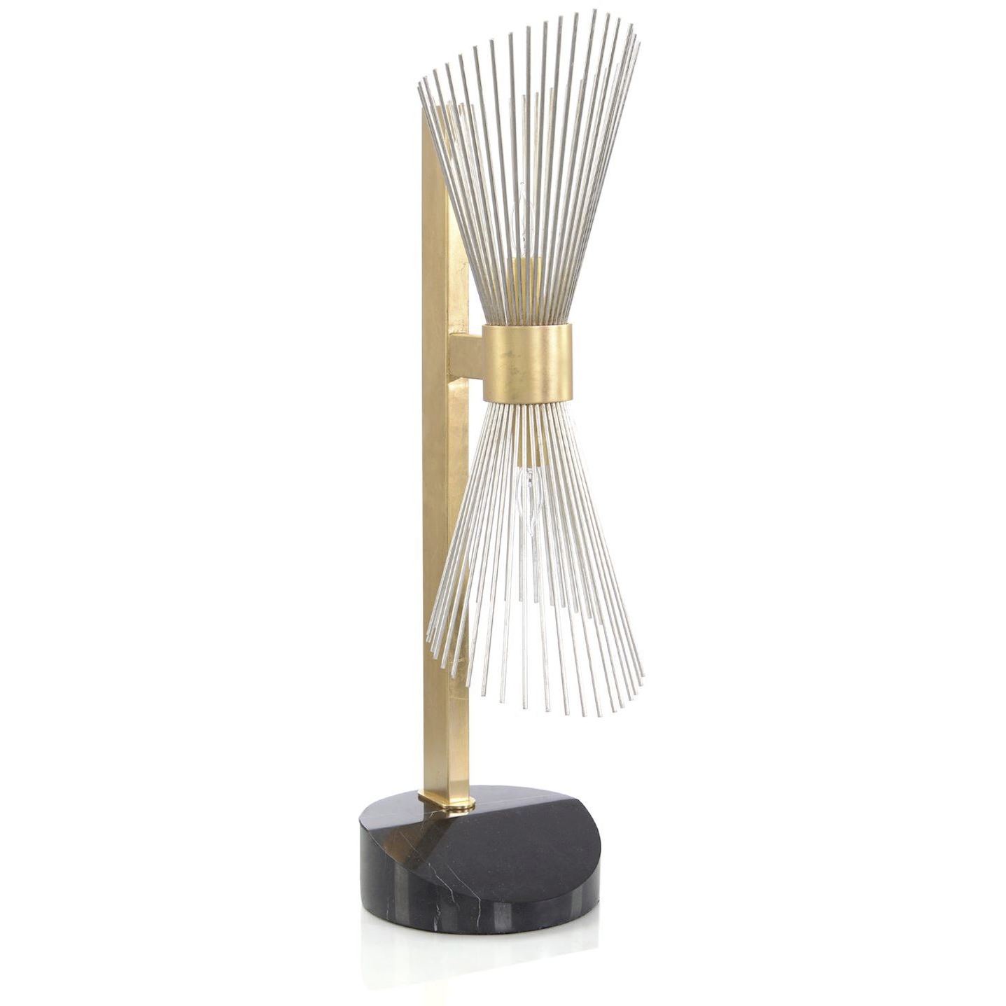 Bonheur 32 inch 60.00 watt Antique Brass Table Lamp Portable Light