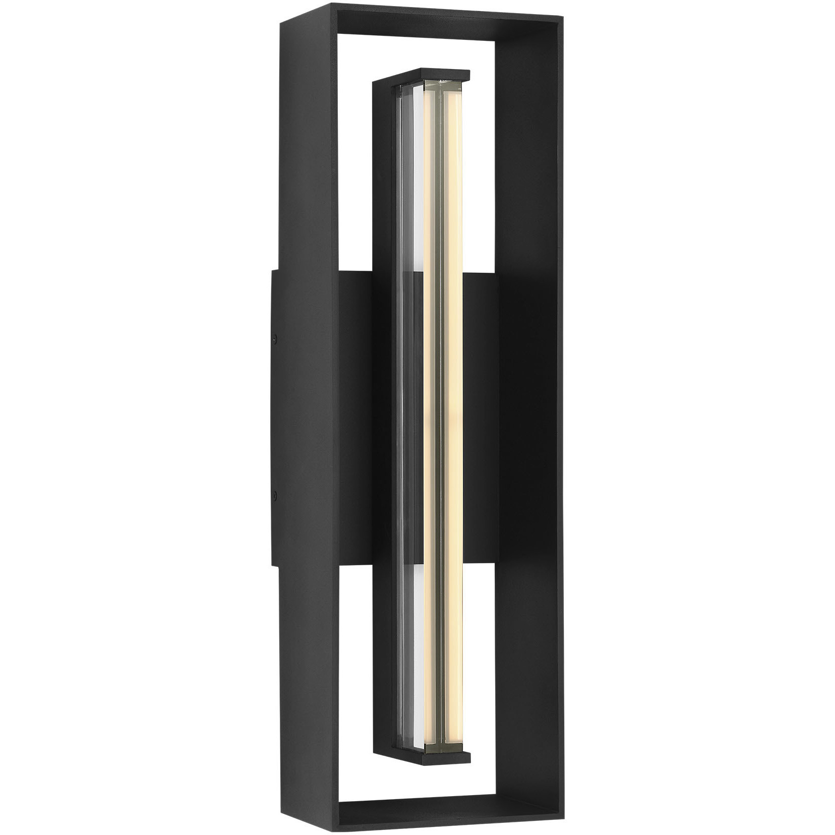 Sean Lavin Abner 24 inch Textured Black Outdoor Wall Lantern