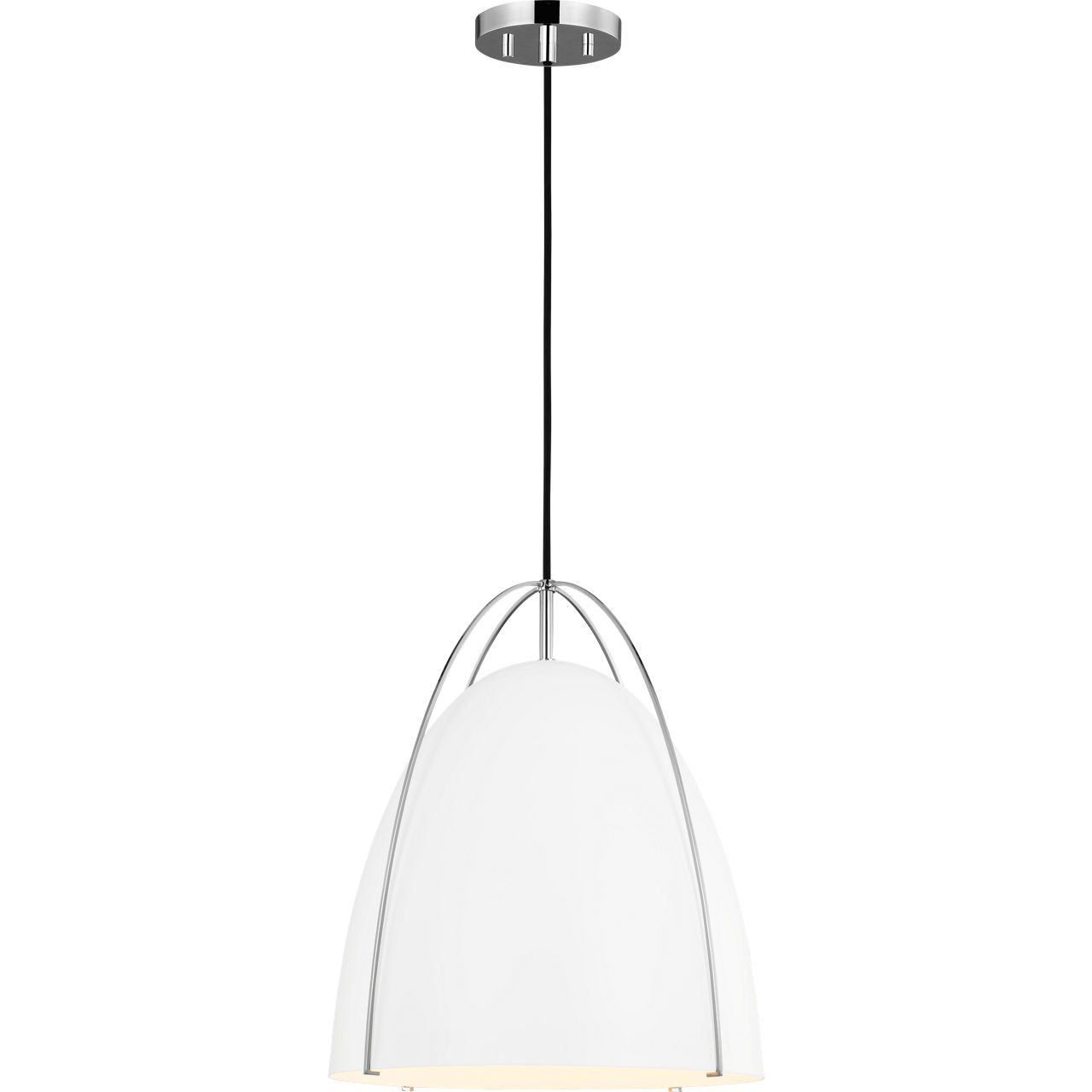 Sean Lavin Norman 1 Light 15.38 inch Chrome Pendant Ceiling Light