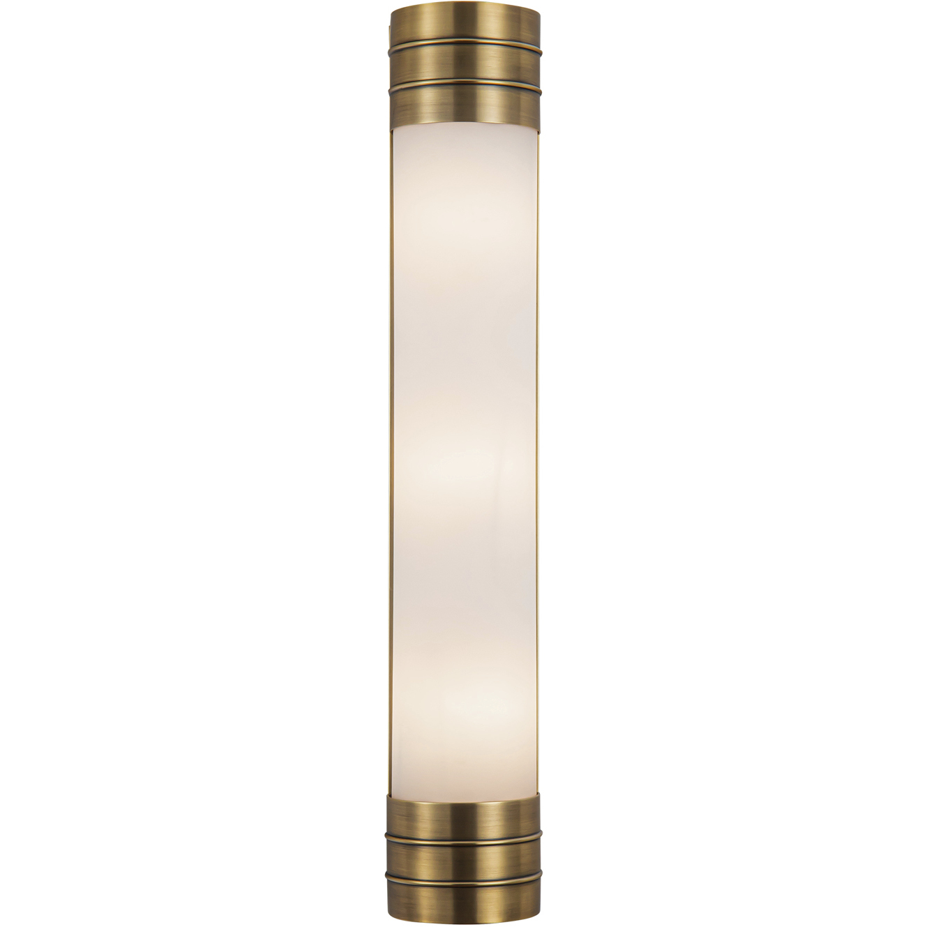 Willard 3 Light 4.38 inch Vintage Brass Wall/Vanity Light Wall Light in Matte Opal Glass