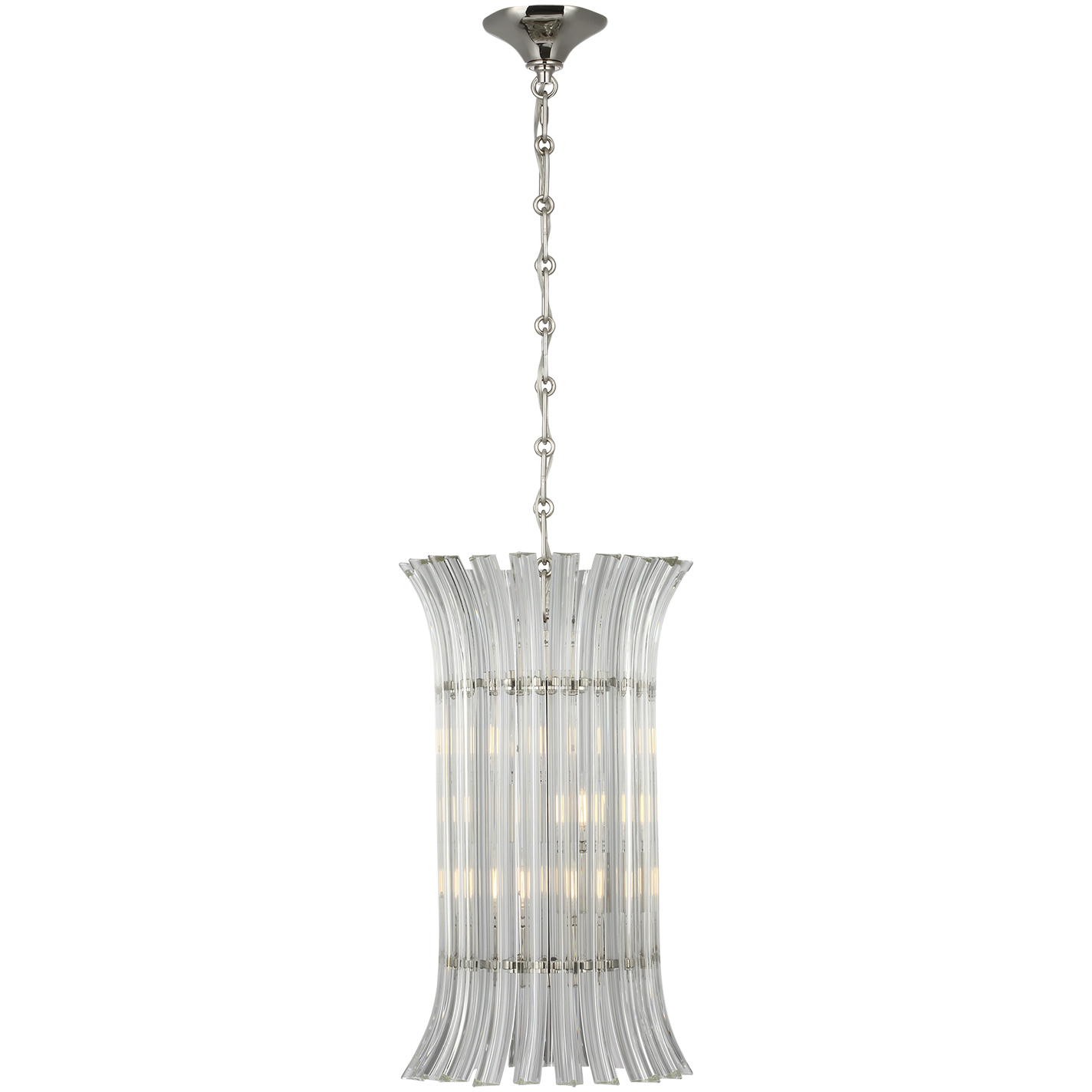 AERIN Rhine LED 12 inch Polished Nickel Pendant Ceiling Light