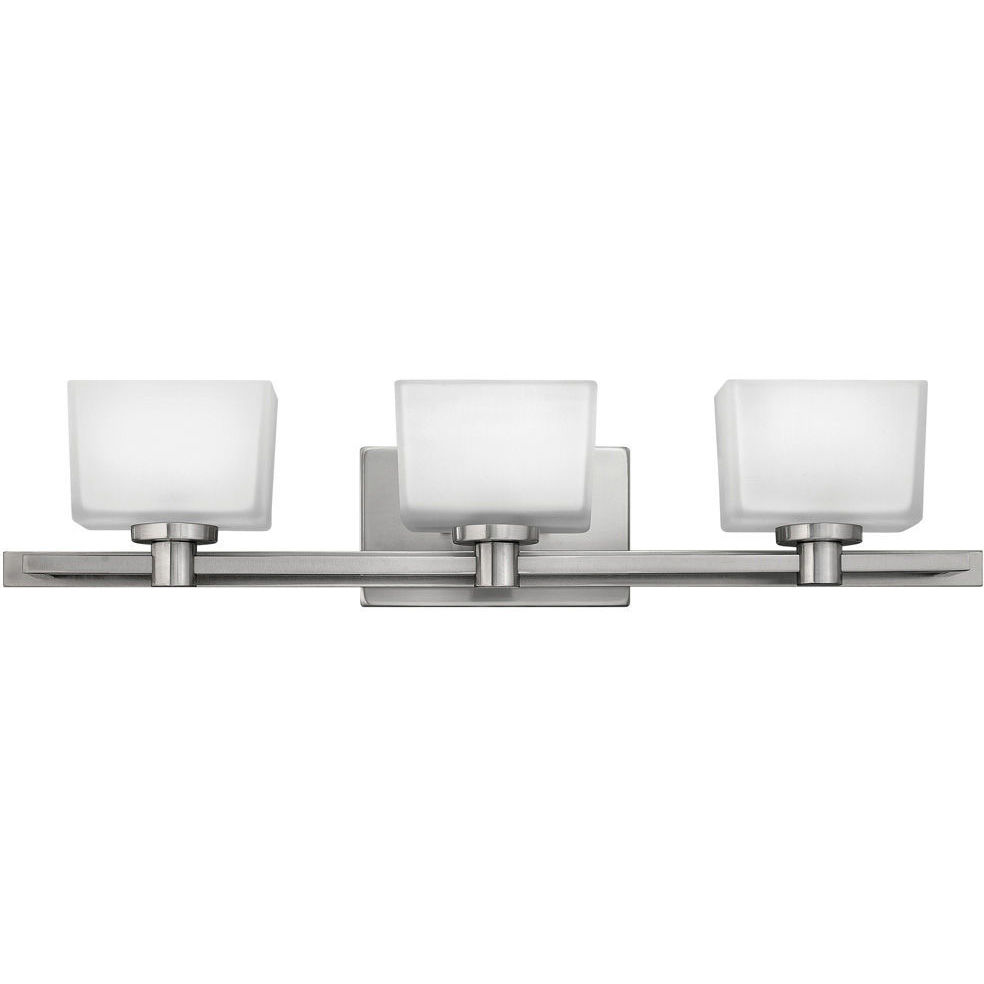 Taylor 3 Light 27.5 inch Brushed Nickel Vanity Light Wall Light