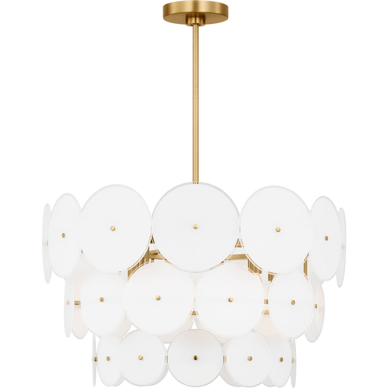 kate spade new york Emery 12 Light 28.5 inch Burnished Brass Chandelier Ceiling Light