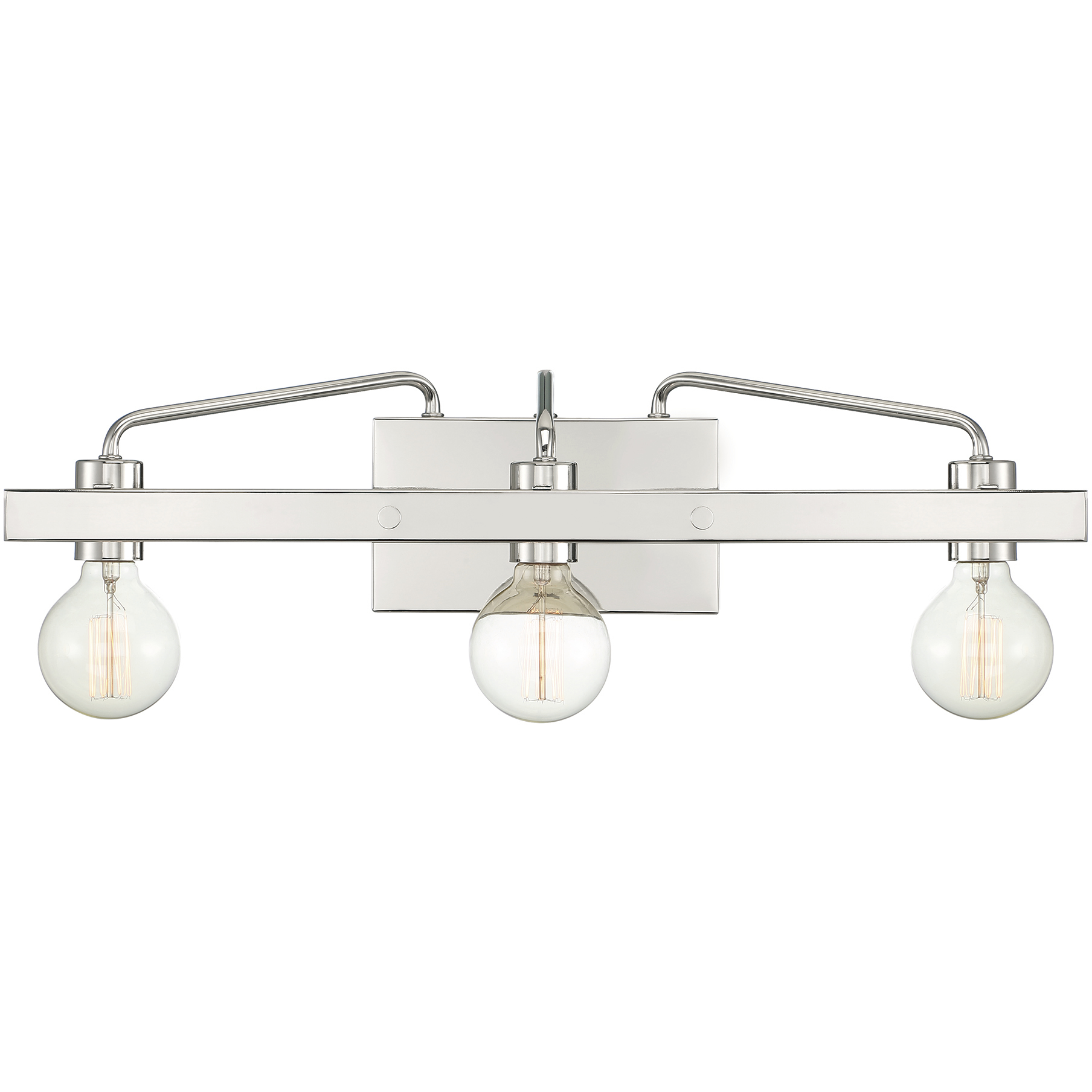Ravella 3 Light 24 inch Polished Nickel Bath Bar Wall Light