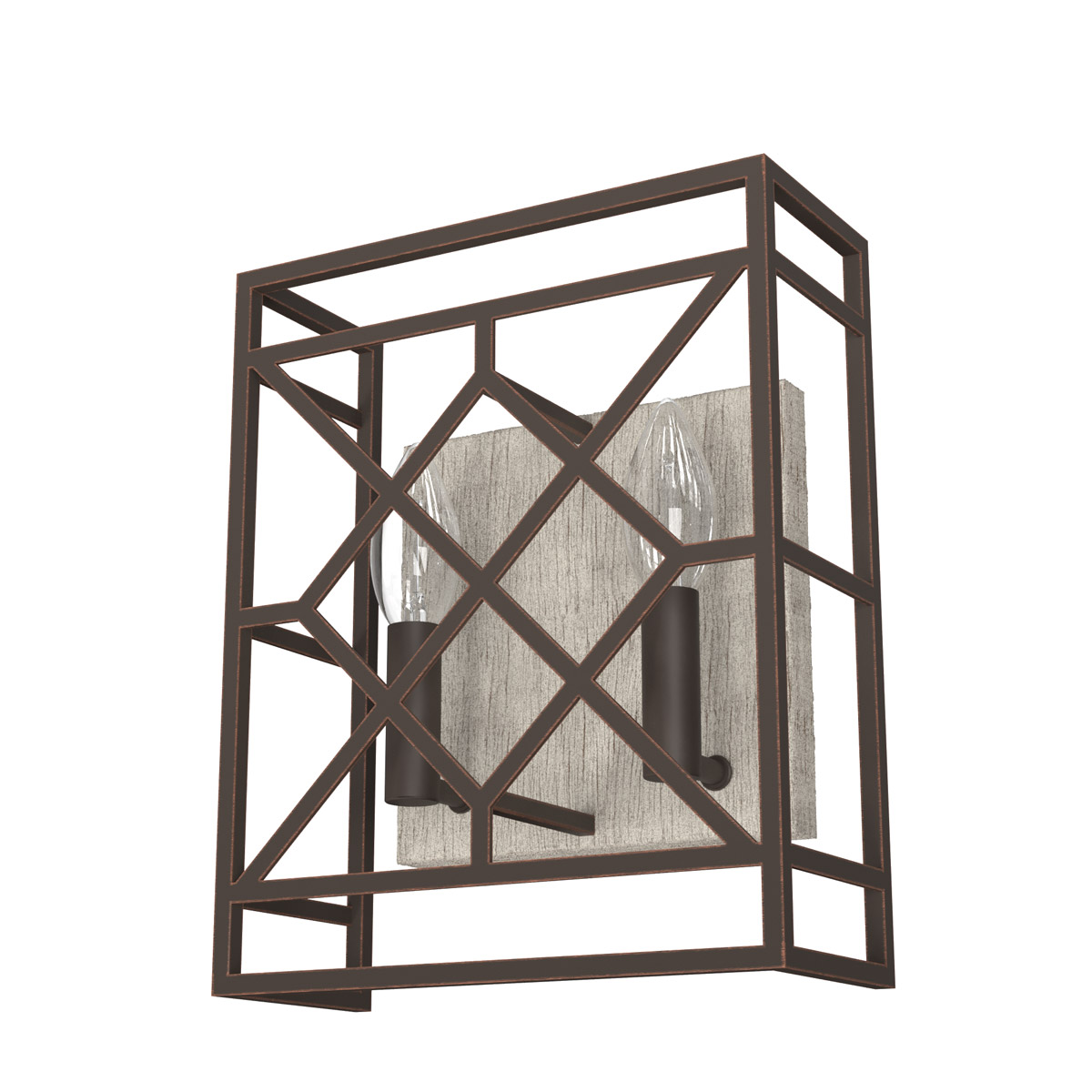 Langwood 2 Light 9.5 inch Onyx Bengal Wall Sconce Wall Light