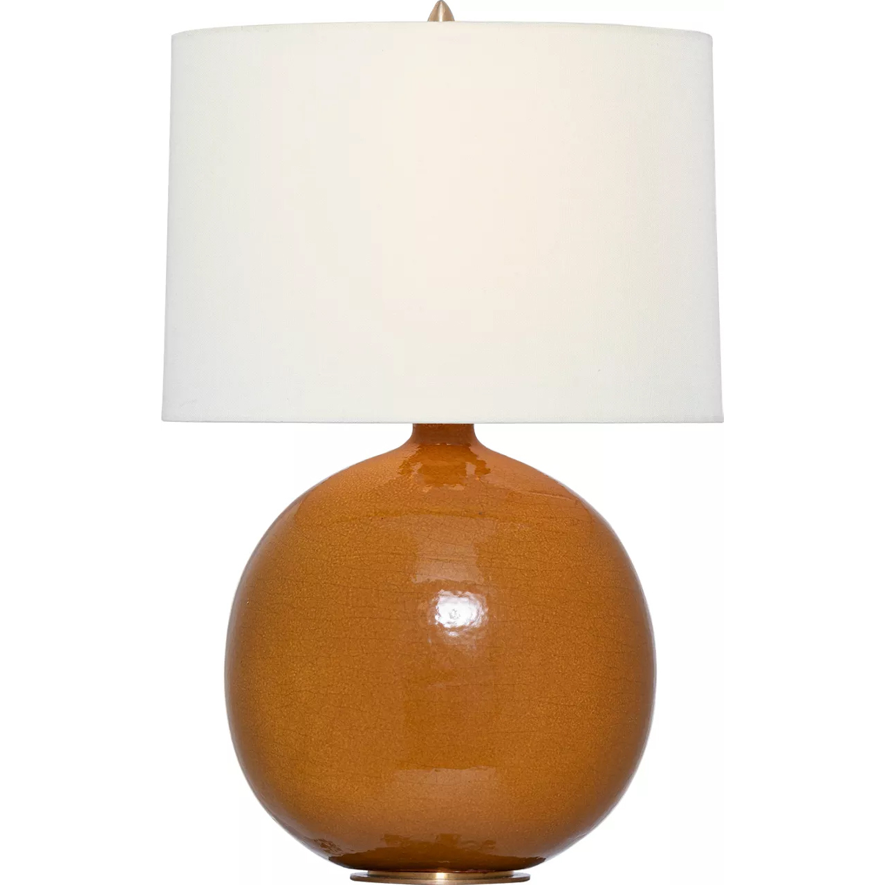 Thomas O'Brien Sao Paulo 21.25 inch 15 watt Crackled Sienna Table Lamp Portable Light