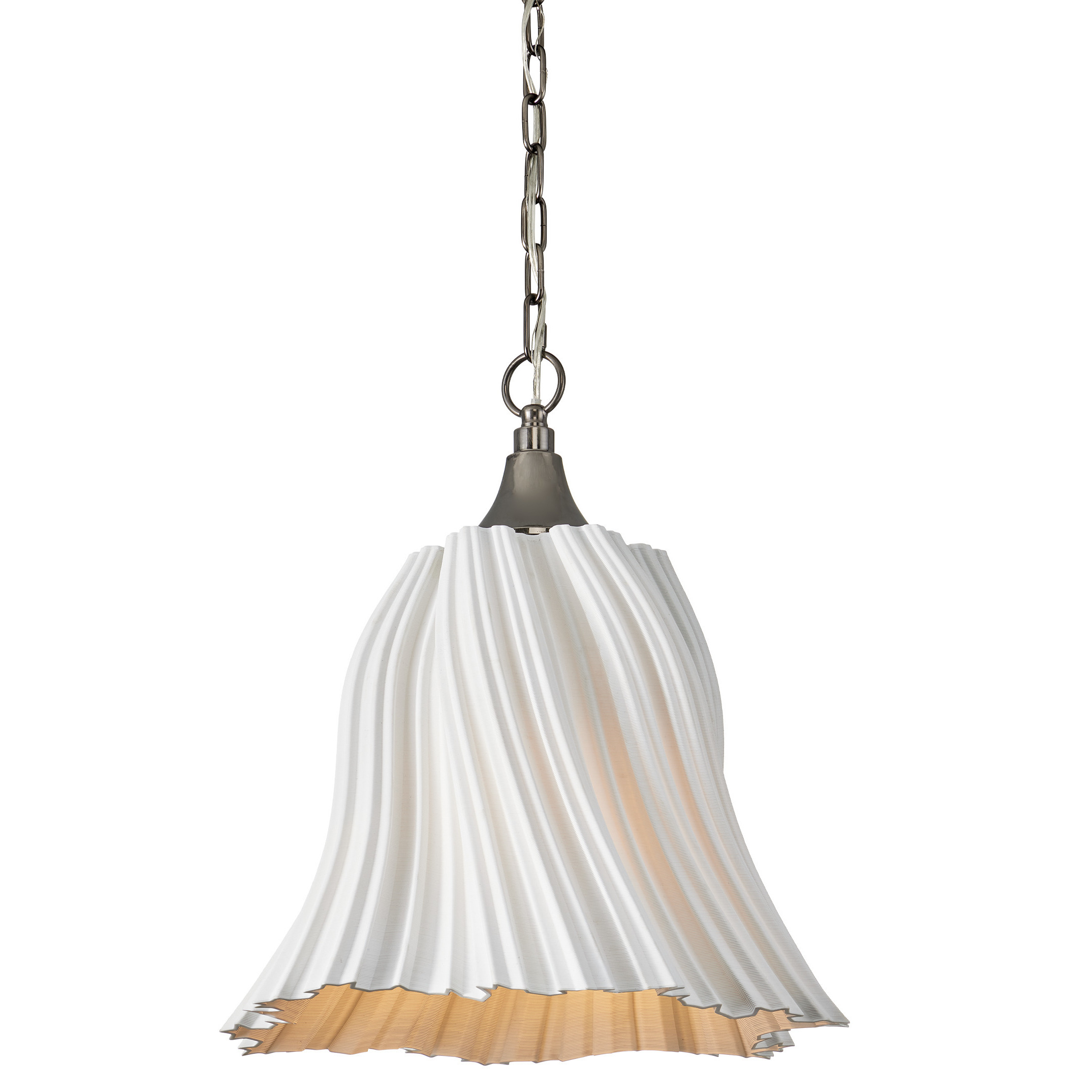 Twirl 1 Light 18 inch Antique Brushed Nickel Pendant Ceiling Light