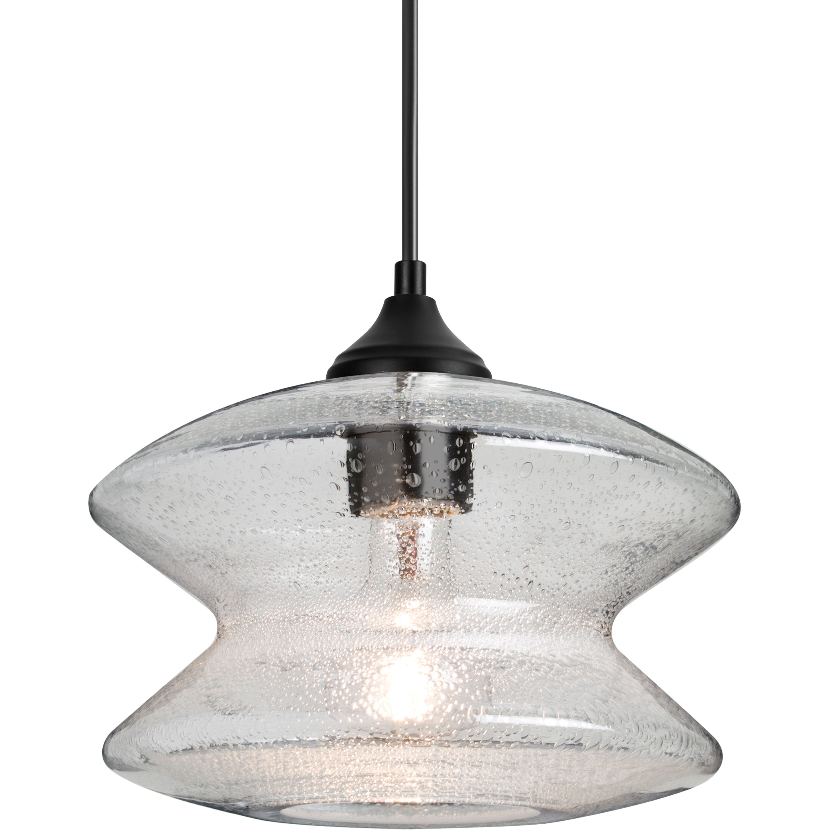 Zen 1 Light Black Outdoor Pendant