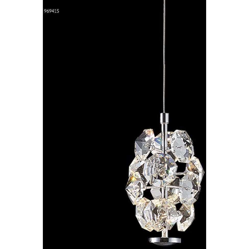 Continental Fashion LED Silver Chandelier Ceiling Light