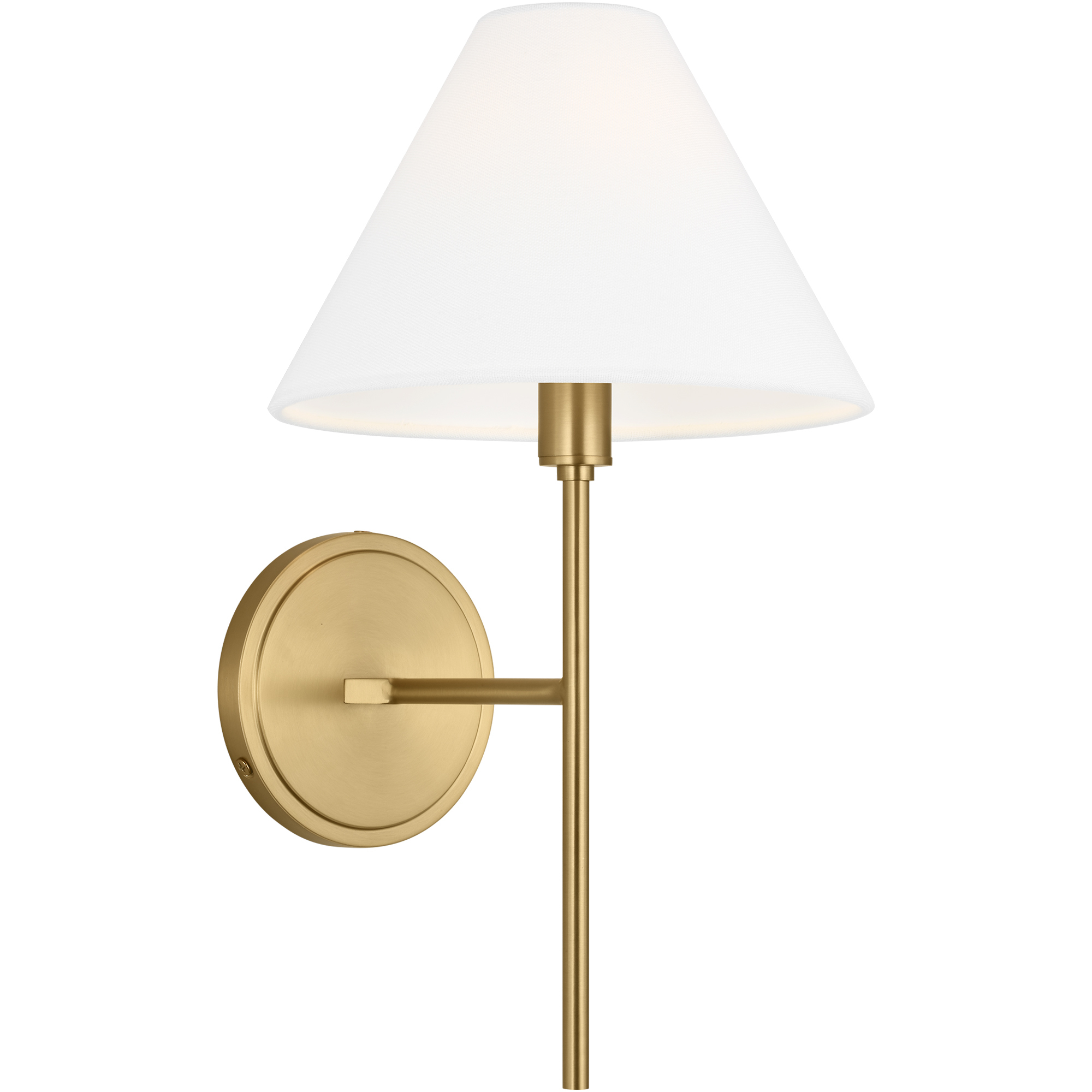 C&M by Chapman & Myers Ridgewood 1 Light 8 inch Burnished Brass Sconce Wall Light