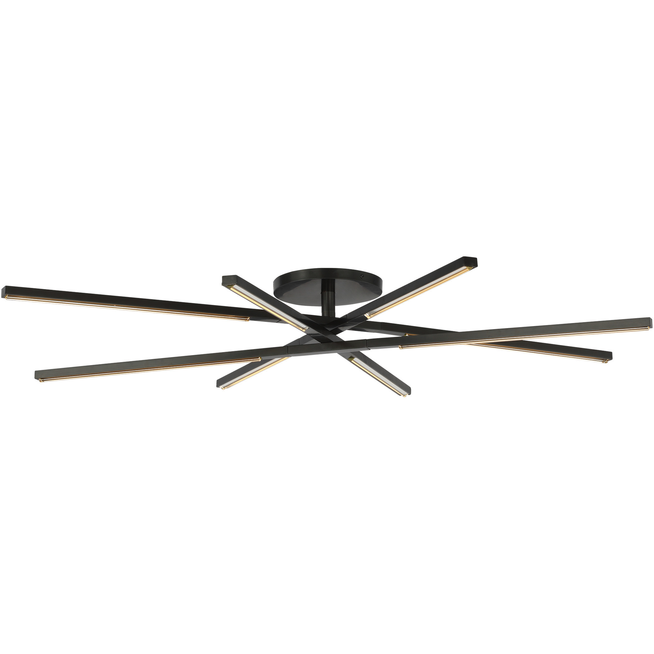 Sean Lavin Cityscape 8 Light 47.8 inch Bronze Flush Mount Ceiling Light